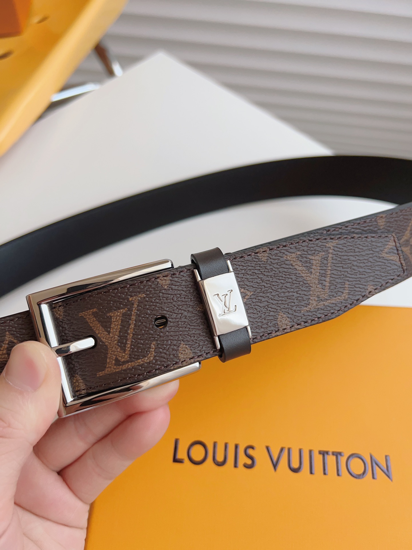 Louis Vuitton Male Basic Belt 35mm-l