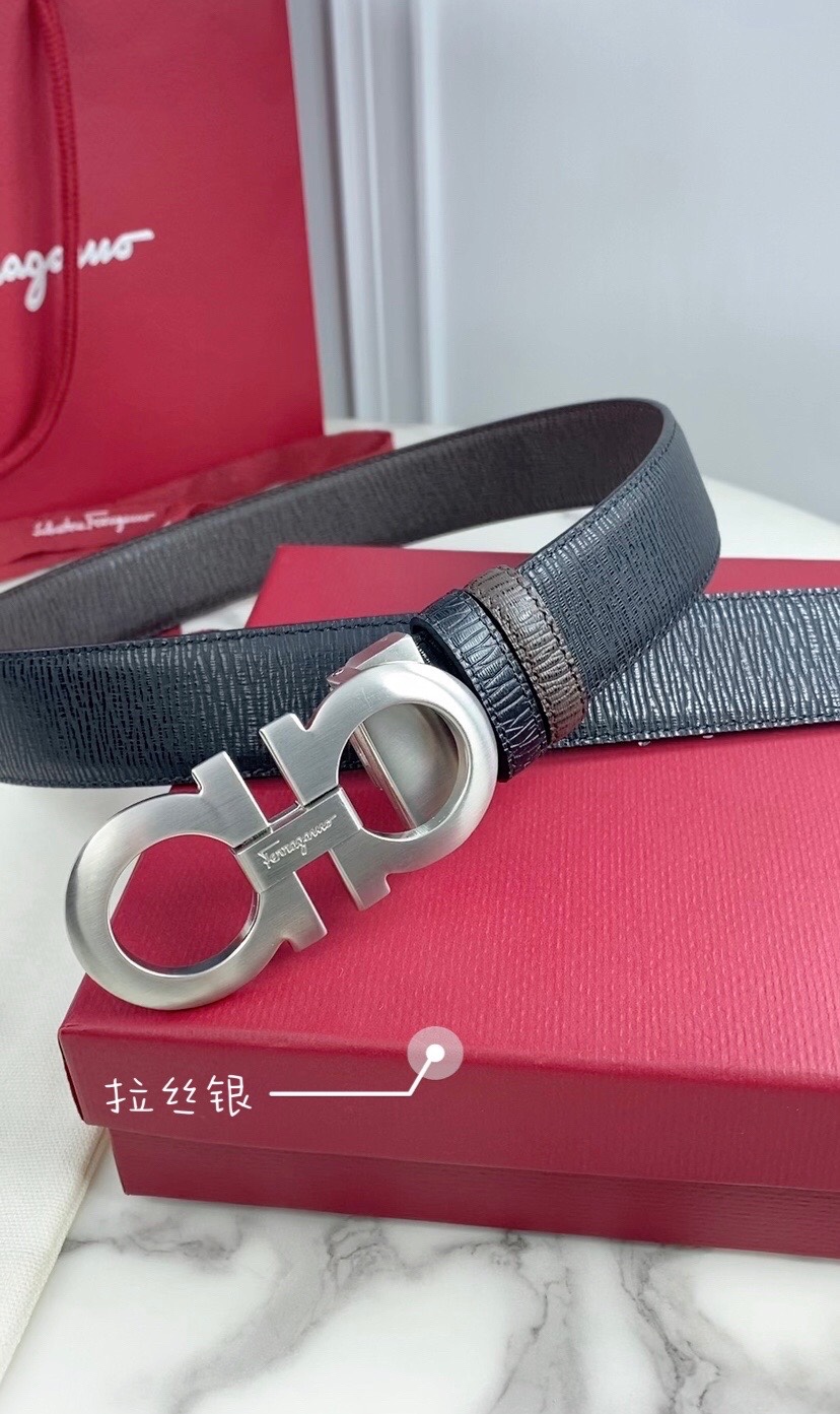 Salvatore Ferragamo Male Basic Belt 35mm-s-m-l