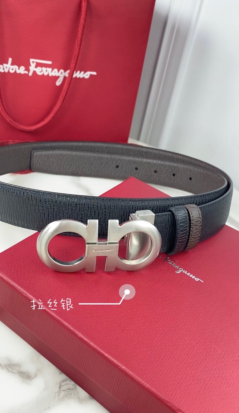 Salvatore Ferragamo Male Basic Belt 35mm-s-m-l