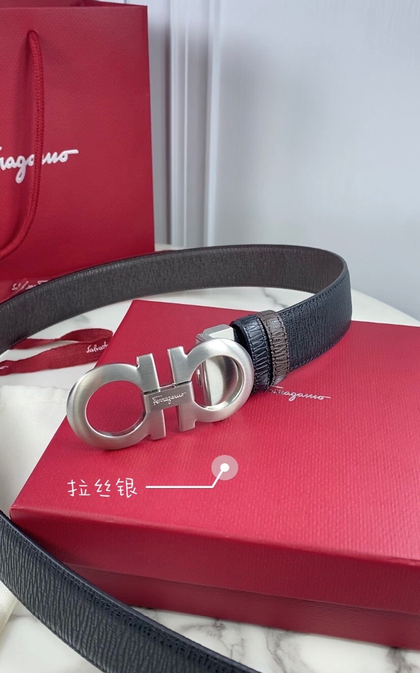 Salvatore Ferragamo Male Basic Belt 35mm-s-m-l