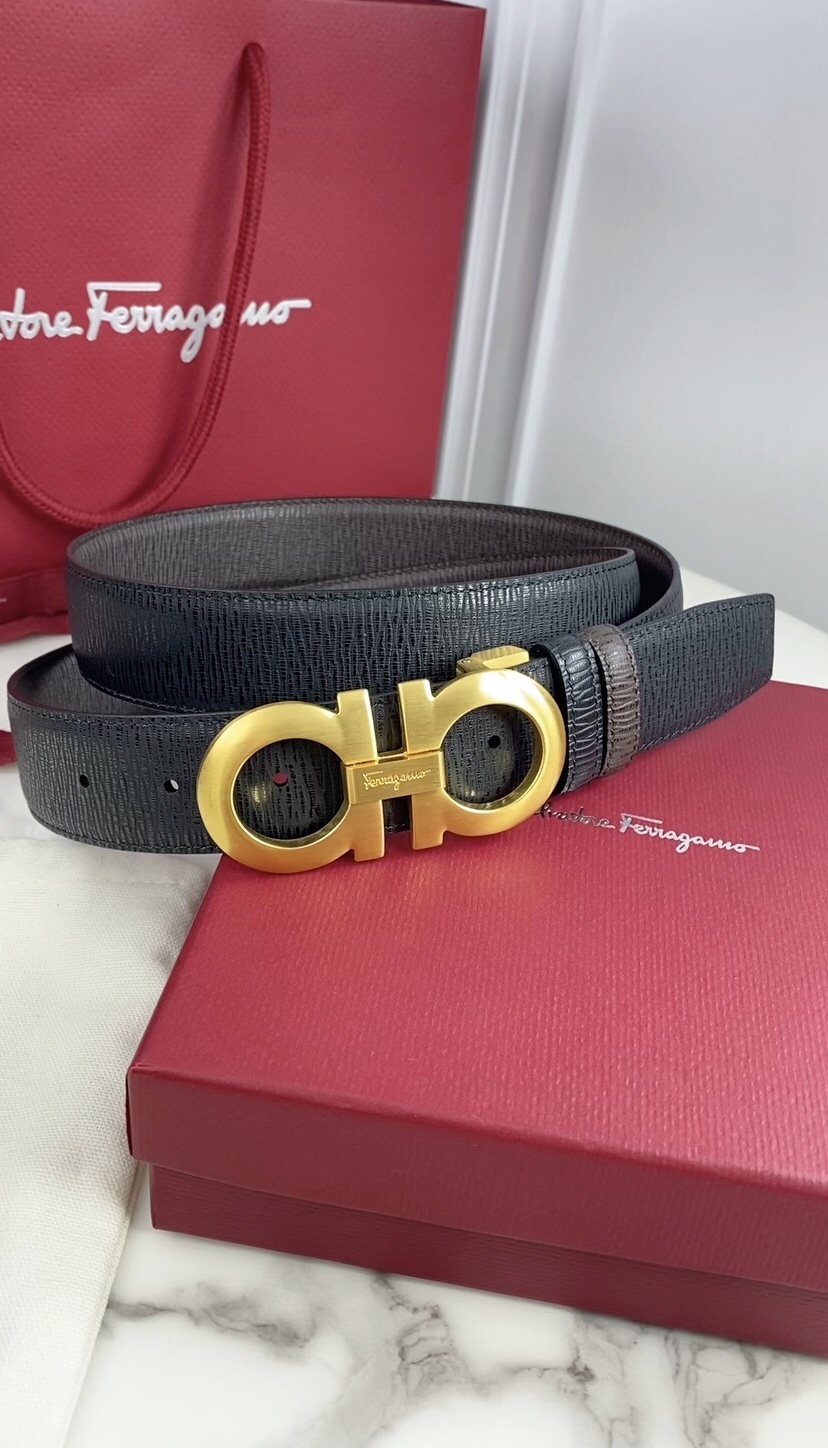 Salvatore Ferragamo Male Basic Belt 35mm-s-m-l