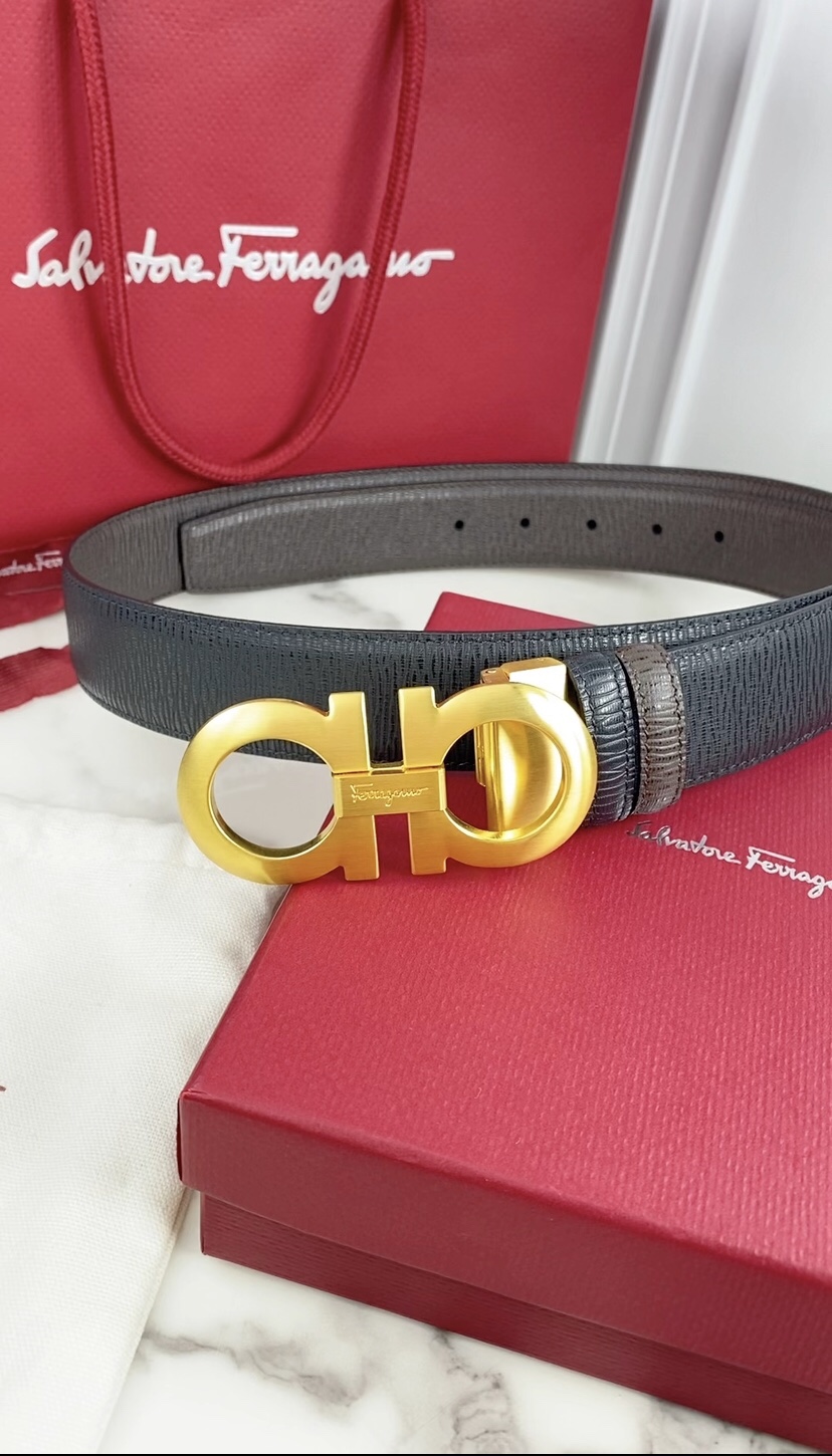 Salvatore Ferragamo Male Basic Belt 35mm-s-m-l