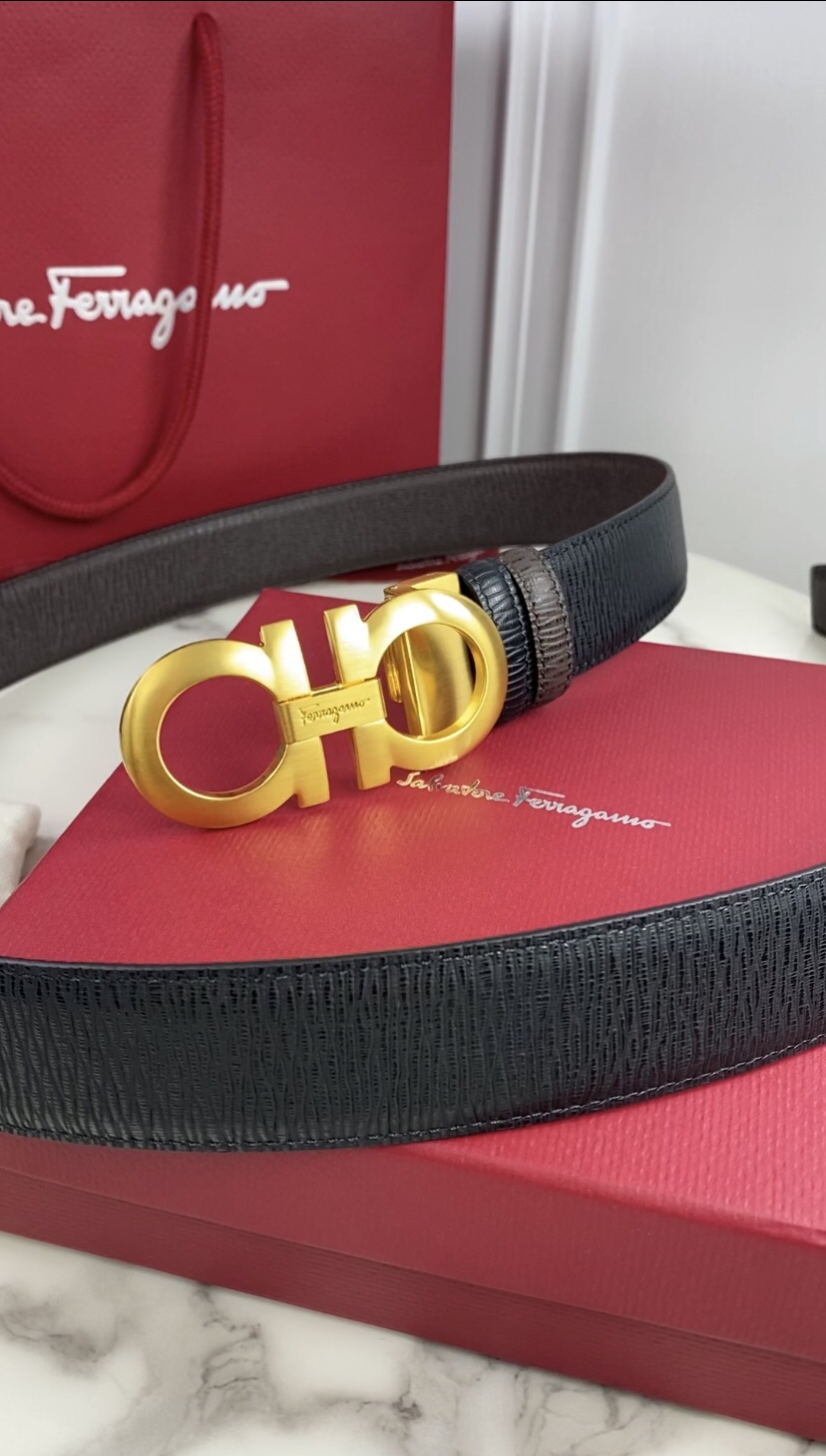 Salvatore Ferragamo Male Basic Belt 35mm-s-m-l