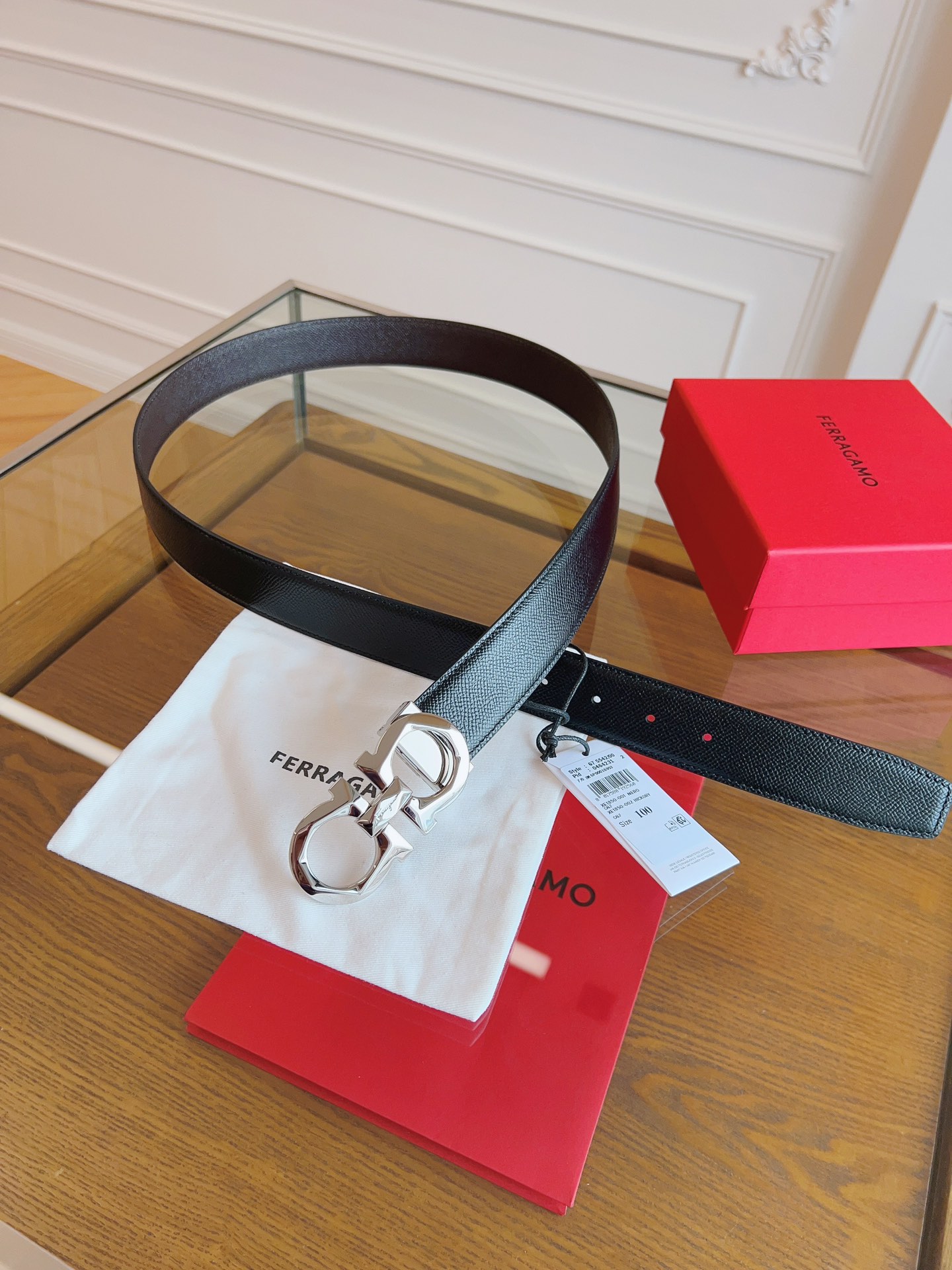 Salvatore Ferragamo Male Basic Belt Cow Leather M