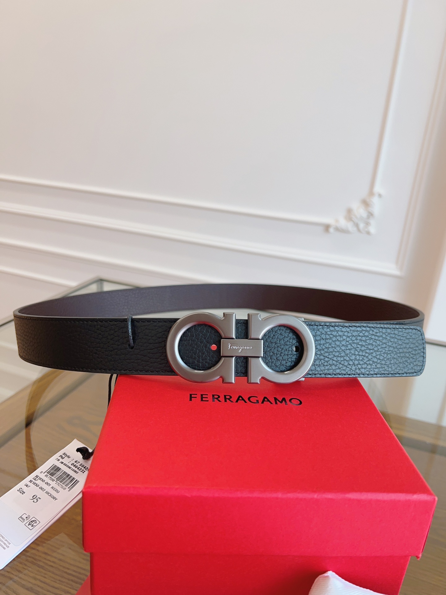 Salvatore Ferragamo Male Basic Belt Cow Leather M