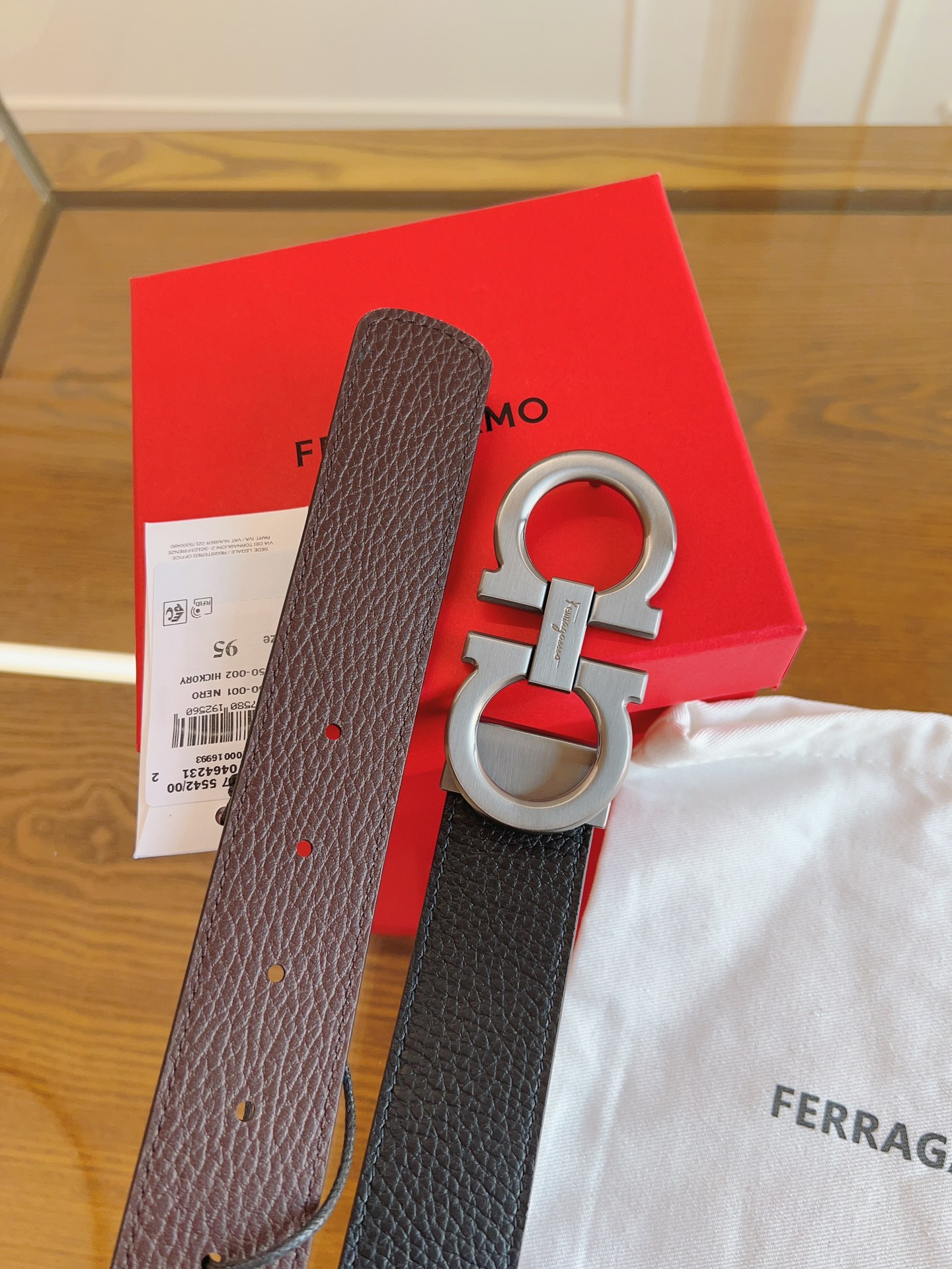 Salvatore Ferragamo Male Basic Belt Cow Leather M