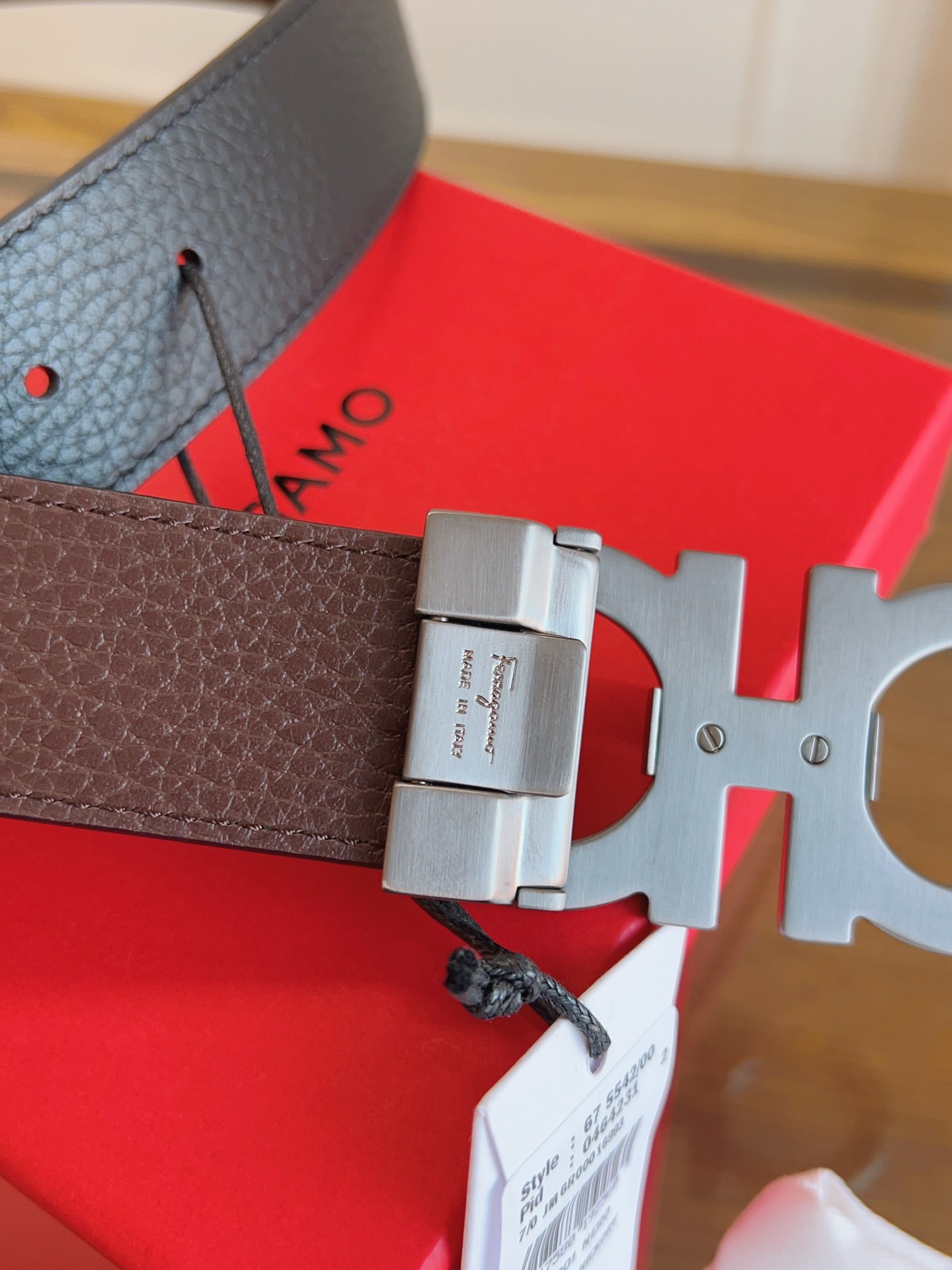 Salvatore Ferragamo Male Basic Belt Cow Leather M