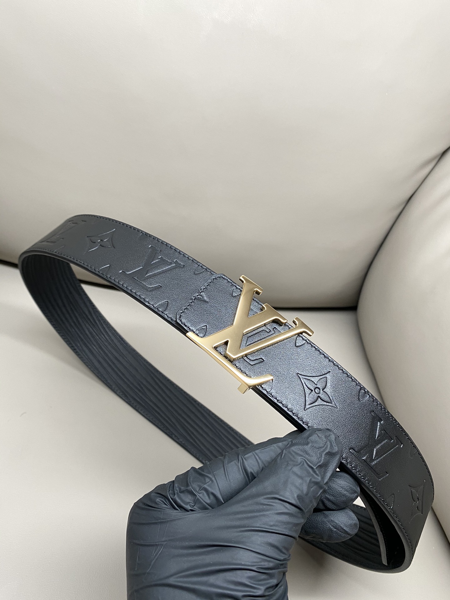 Louis Vuitton Male Basic Belt Cow Leather 13514-s-l