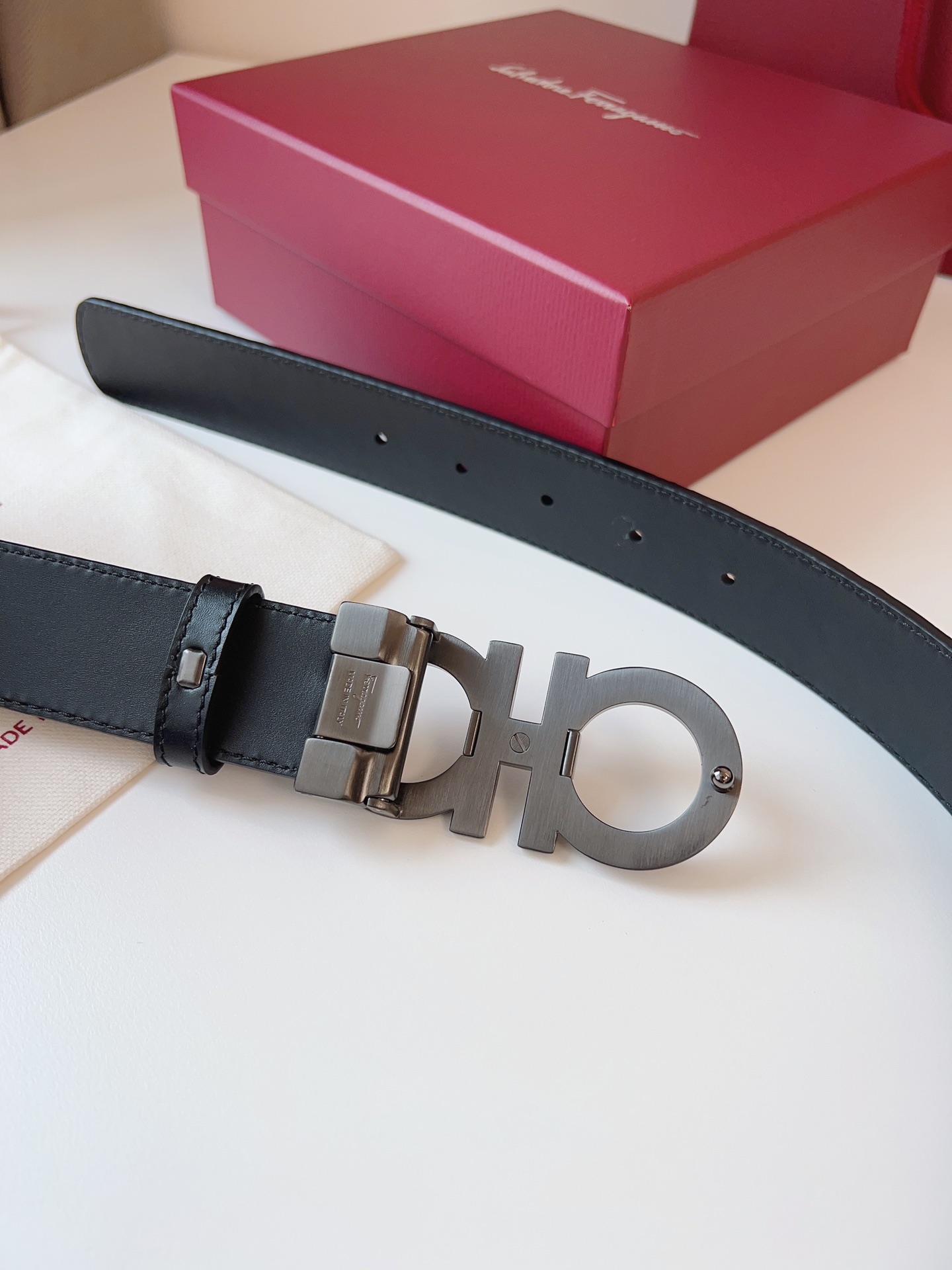 Salvatore Ferragamo Male Basic Belt Cow Leather M