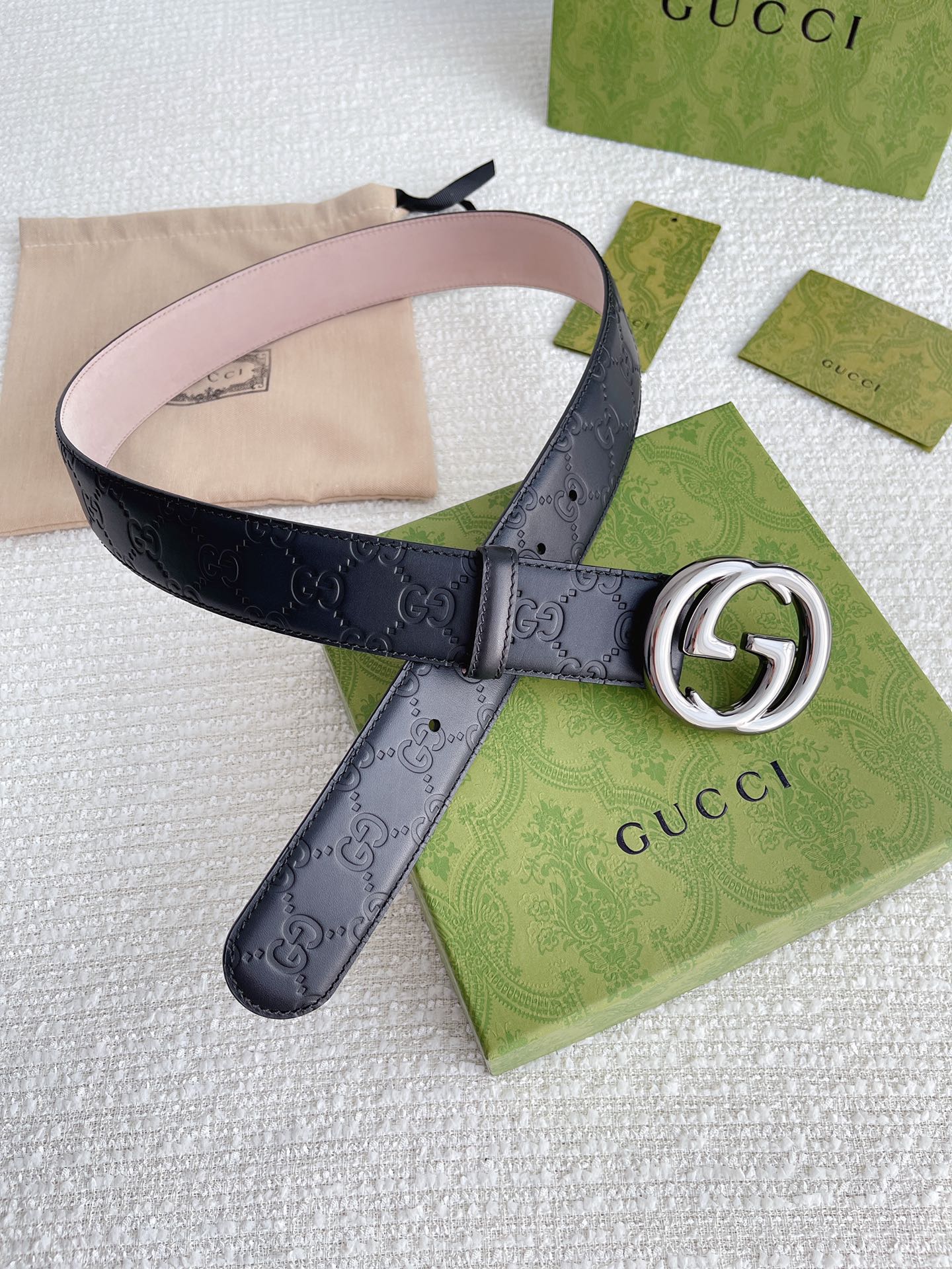 Gucci Basic Belt Cow Leather M