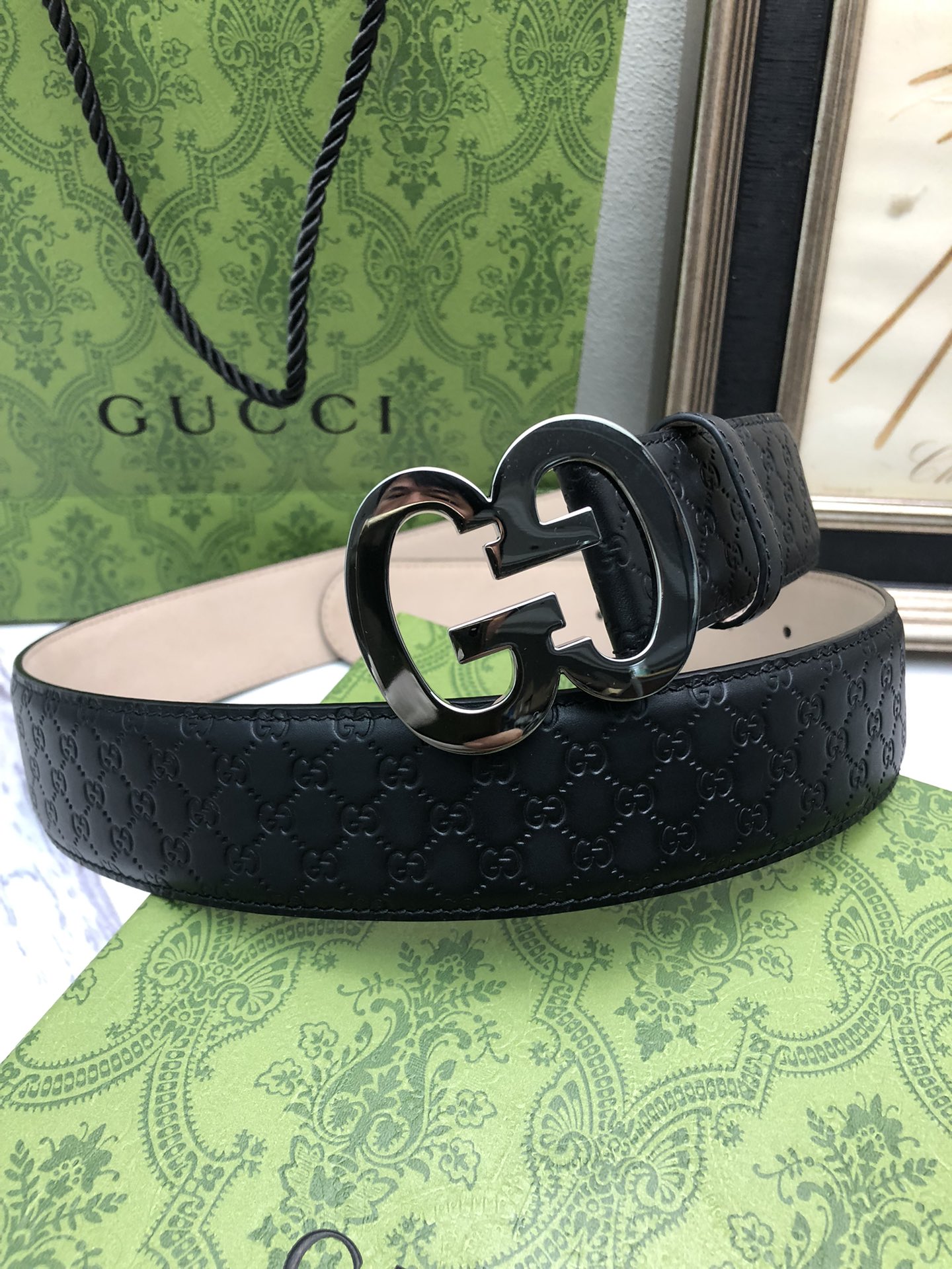 Gucci Basic Belt Top Grain Leather