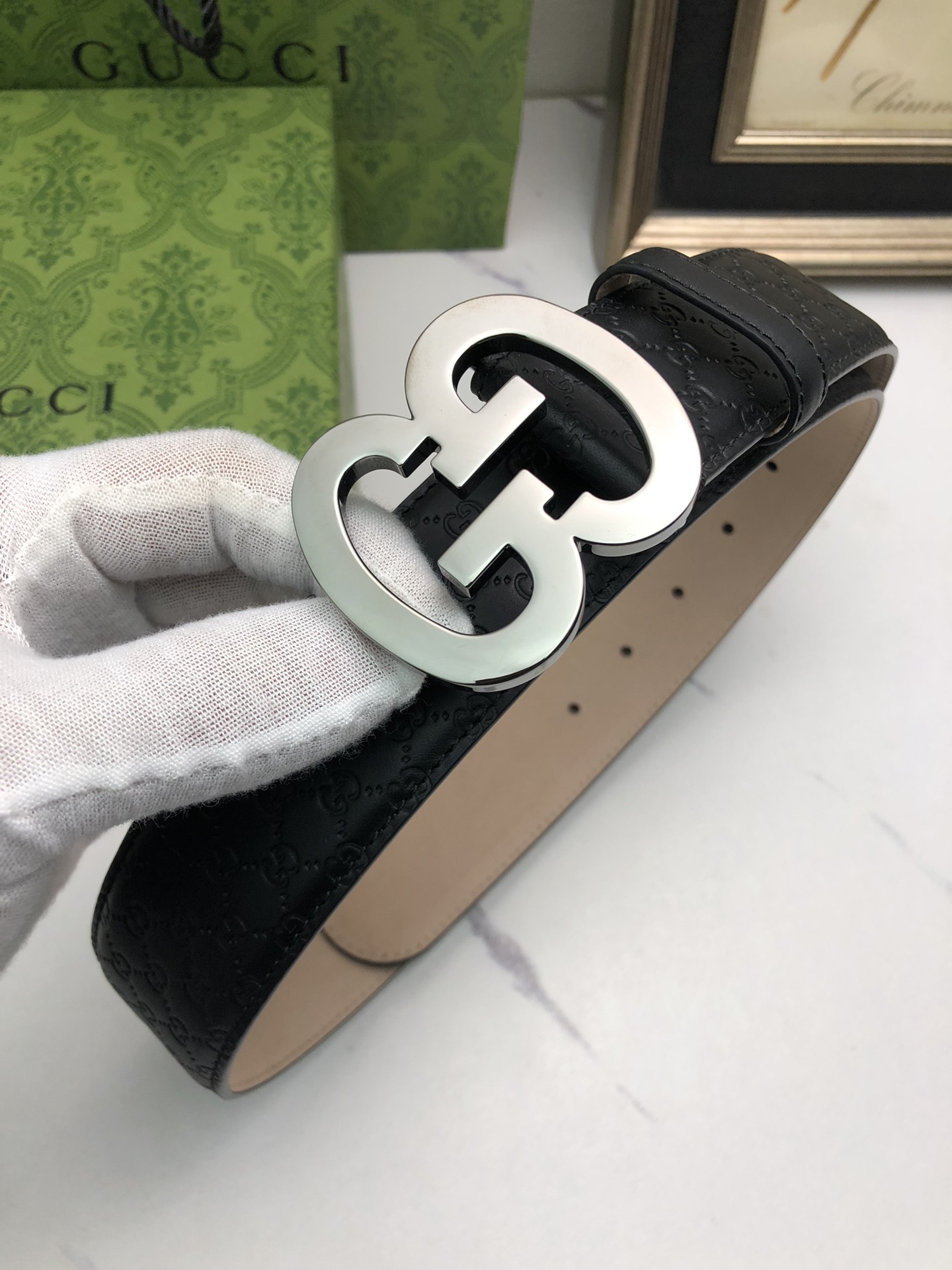 Gucci Basic Belt Top Grain Leather