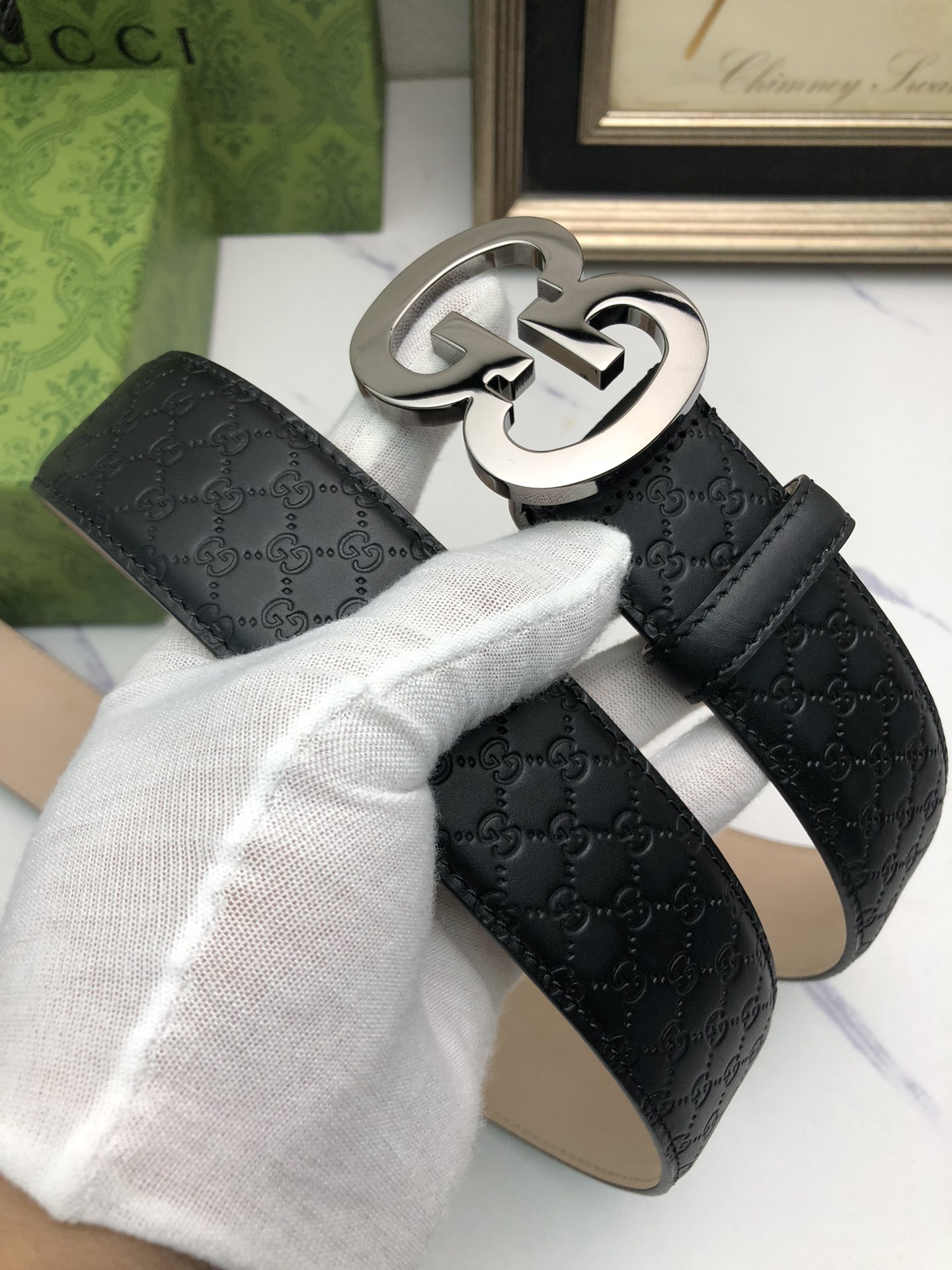 Gucci Basic Belt Top Grain Leather
