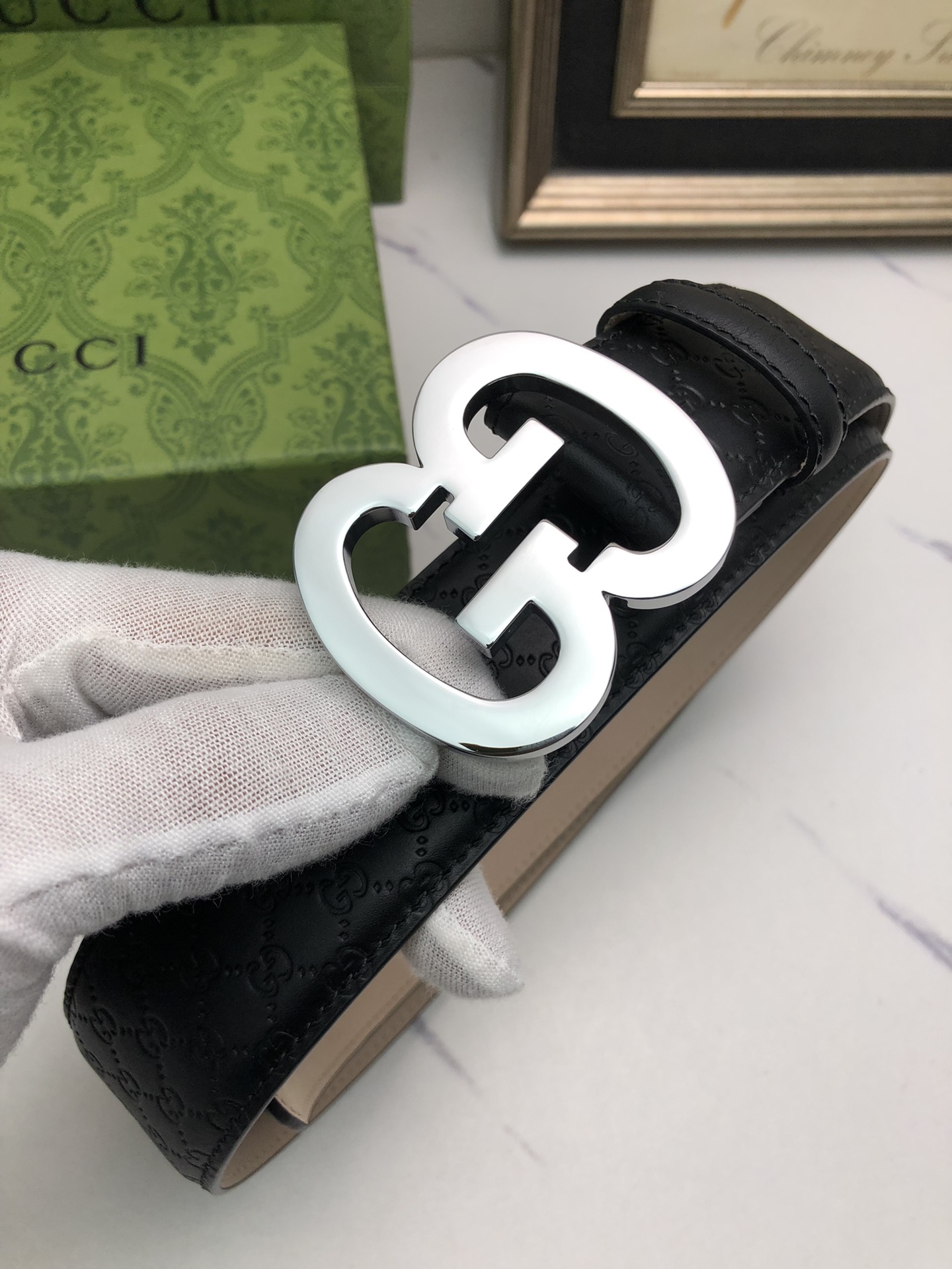Gucci Basic Belt Top Grain Leather