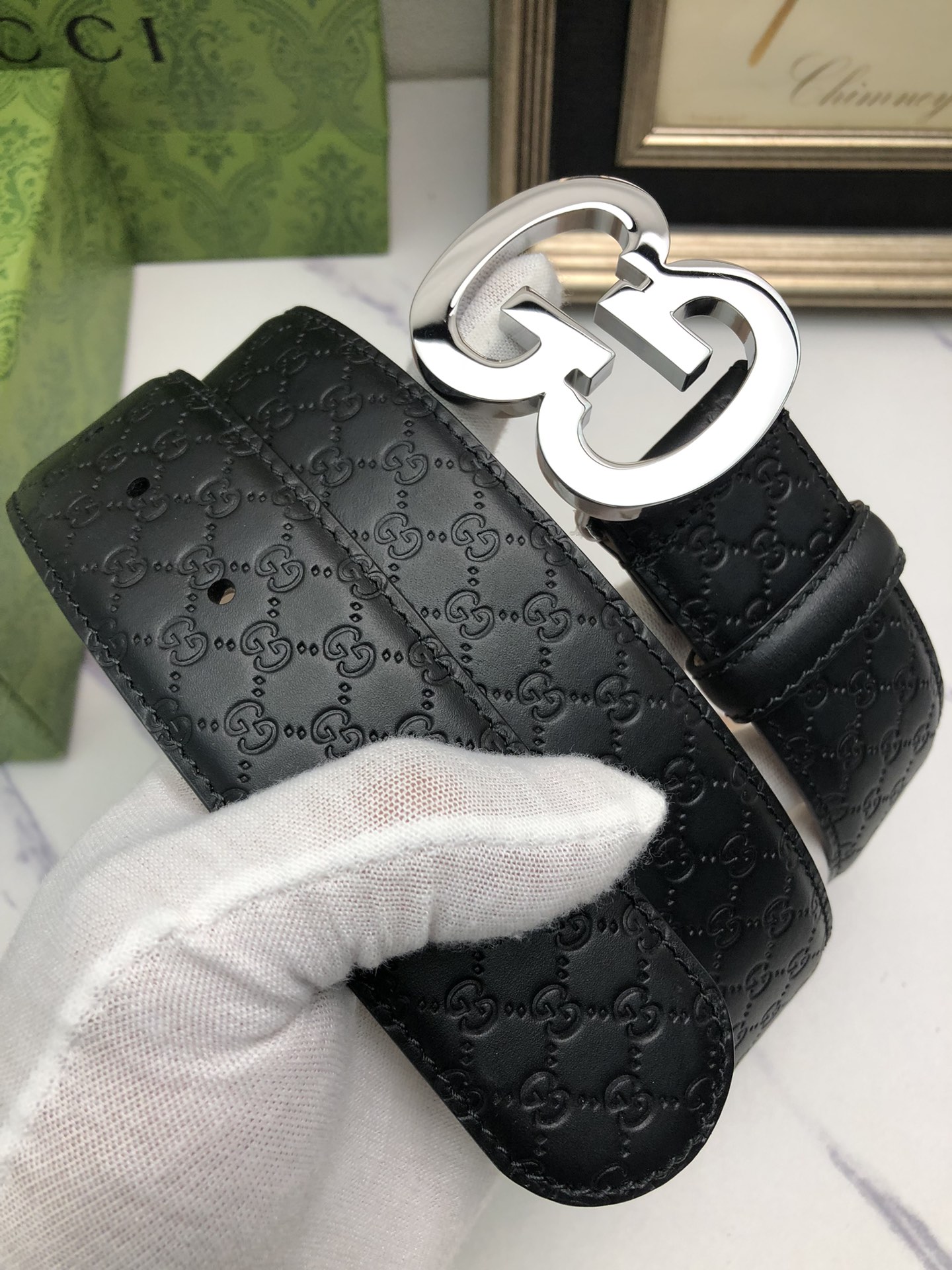 Gucci Basic Belt Top Grain Leather