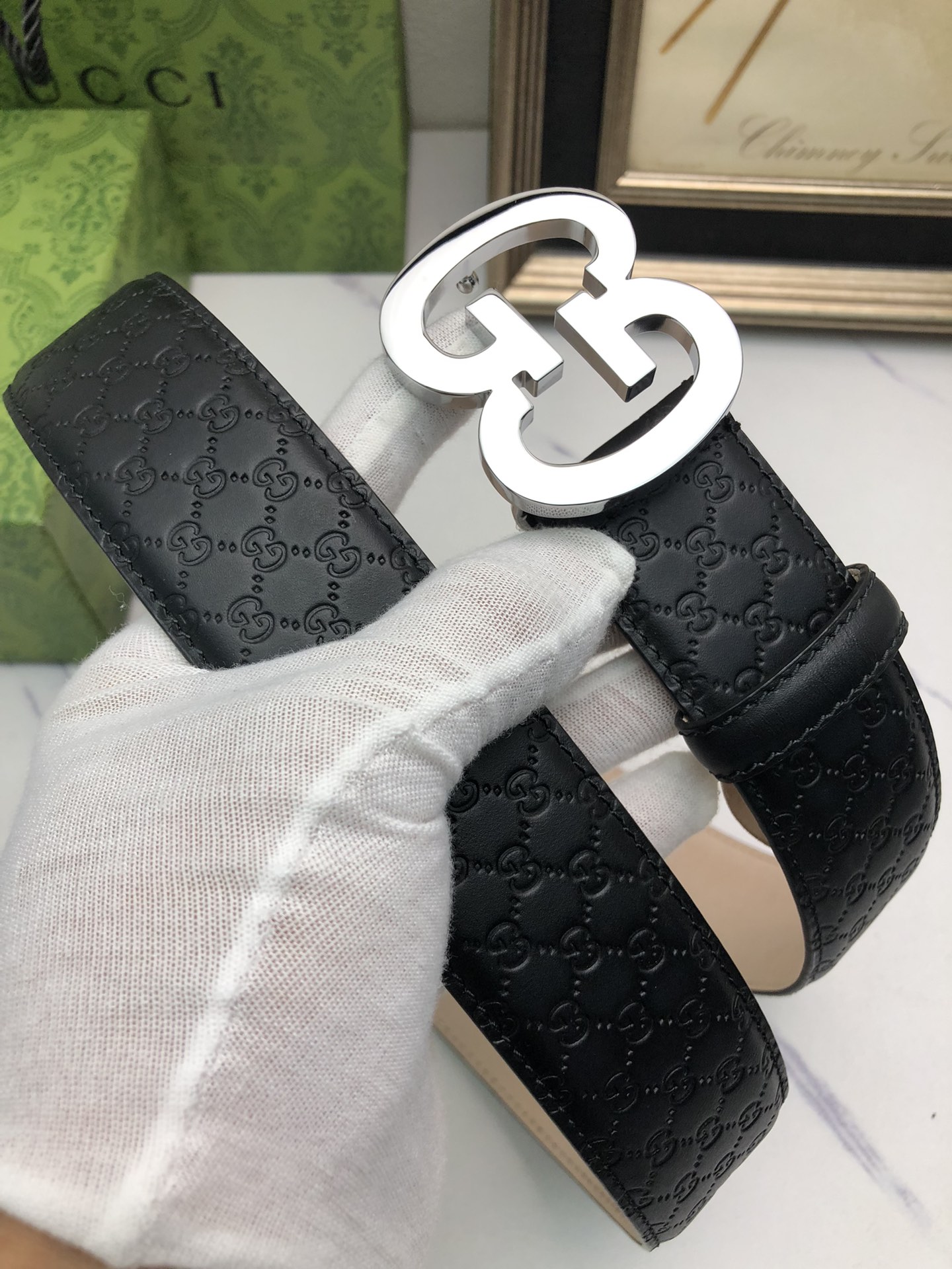 Gucci Basic Belt Top Grain Leather