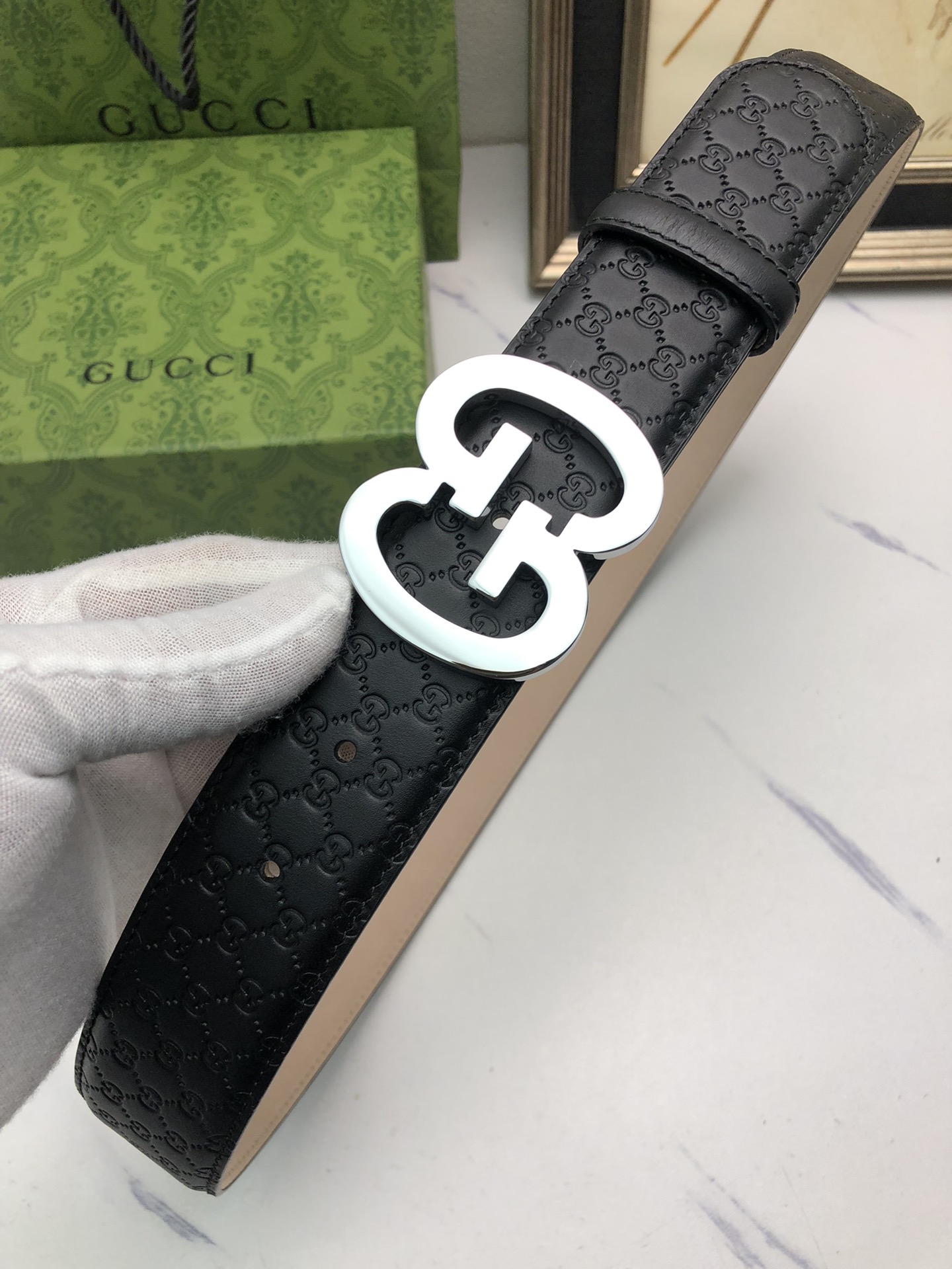 Gucci Basic Belt Top Grain Leather