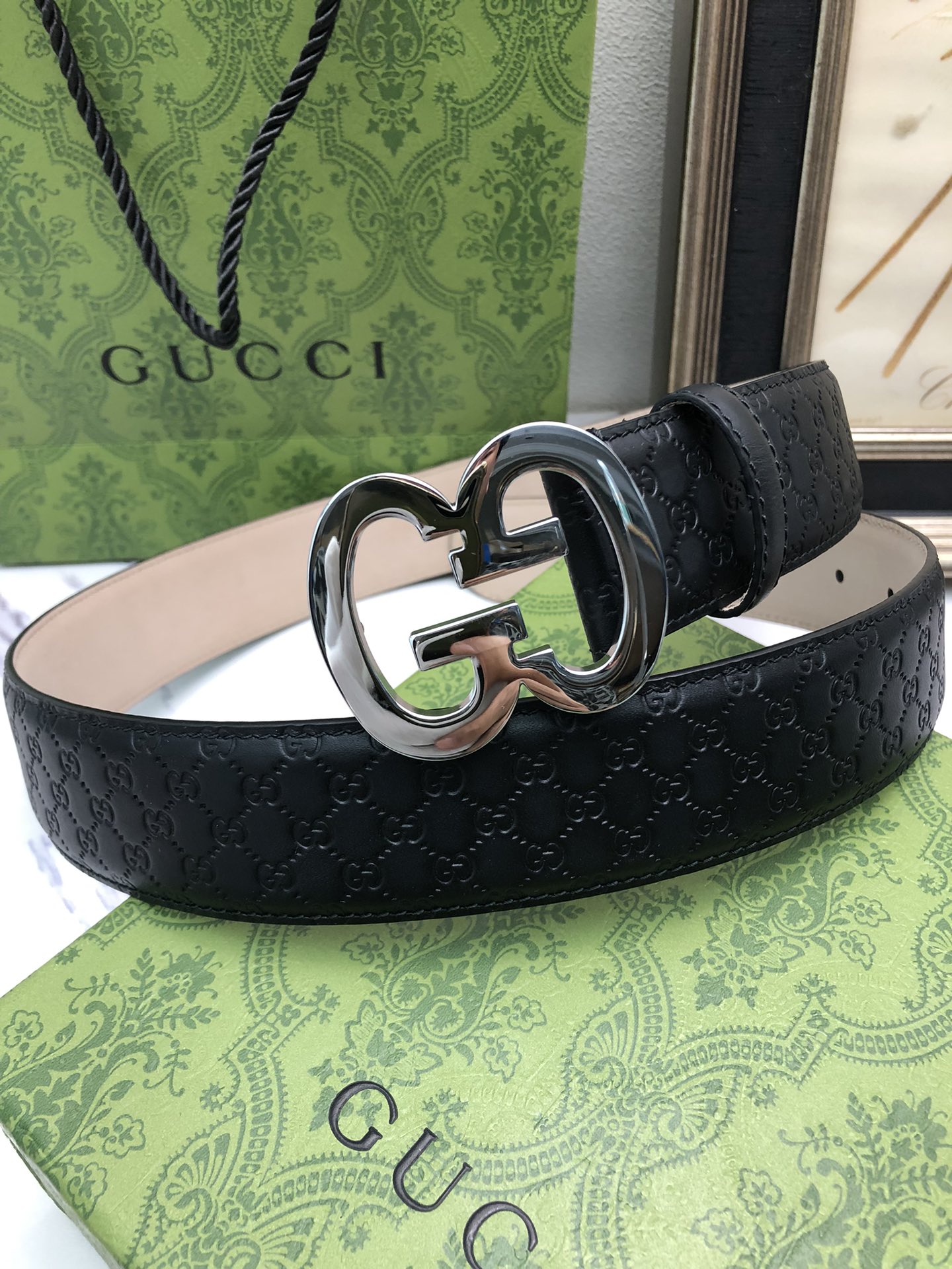 Gucci Basic Belt Top Grain Leather