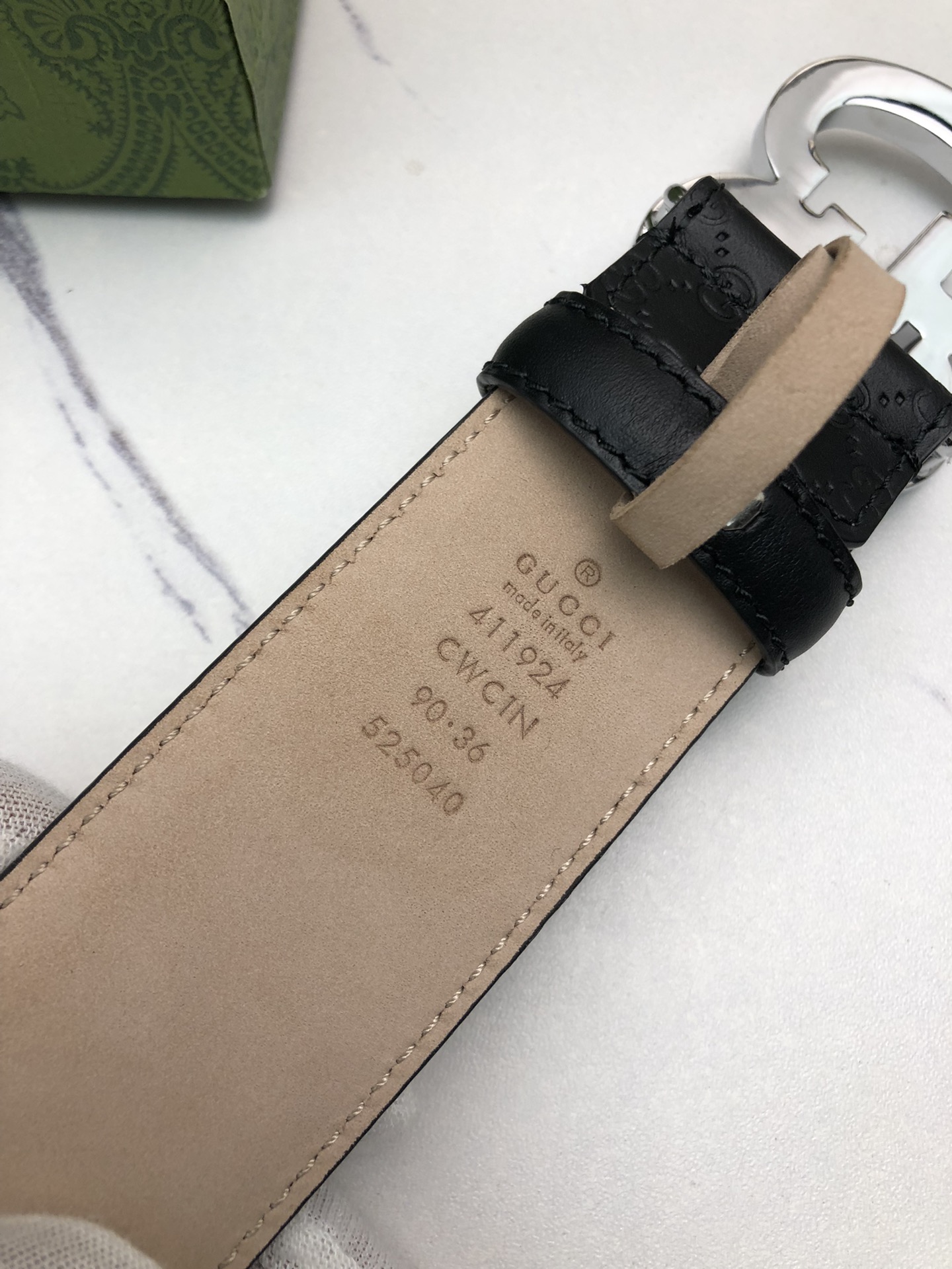 Gucci Basic Belt Top Grain Leather