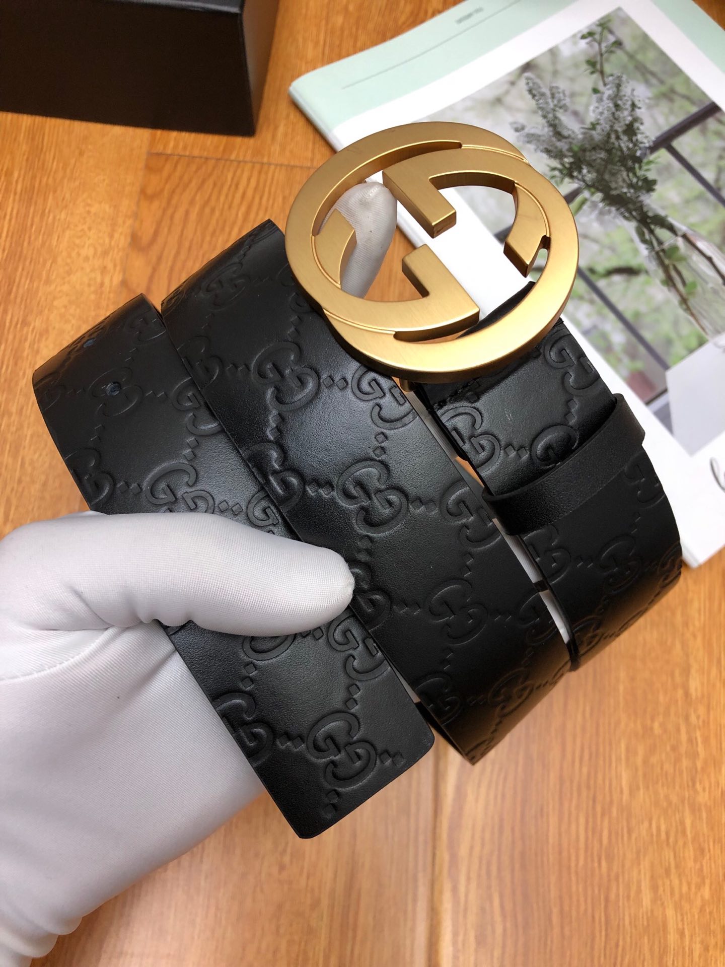 Gucci Basic Belt Top Grain Leather