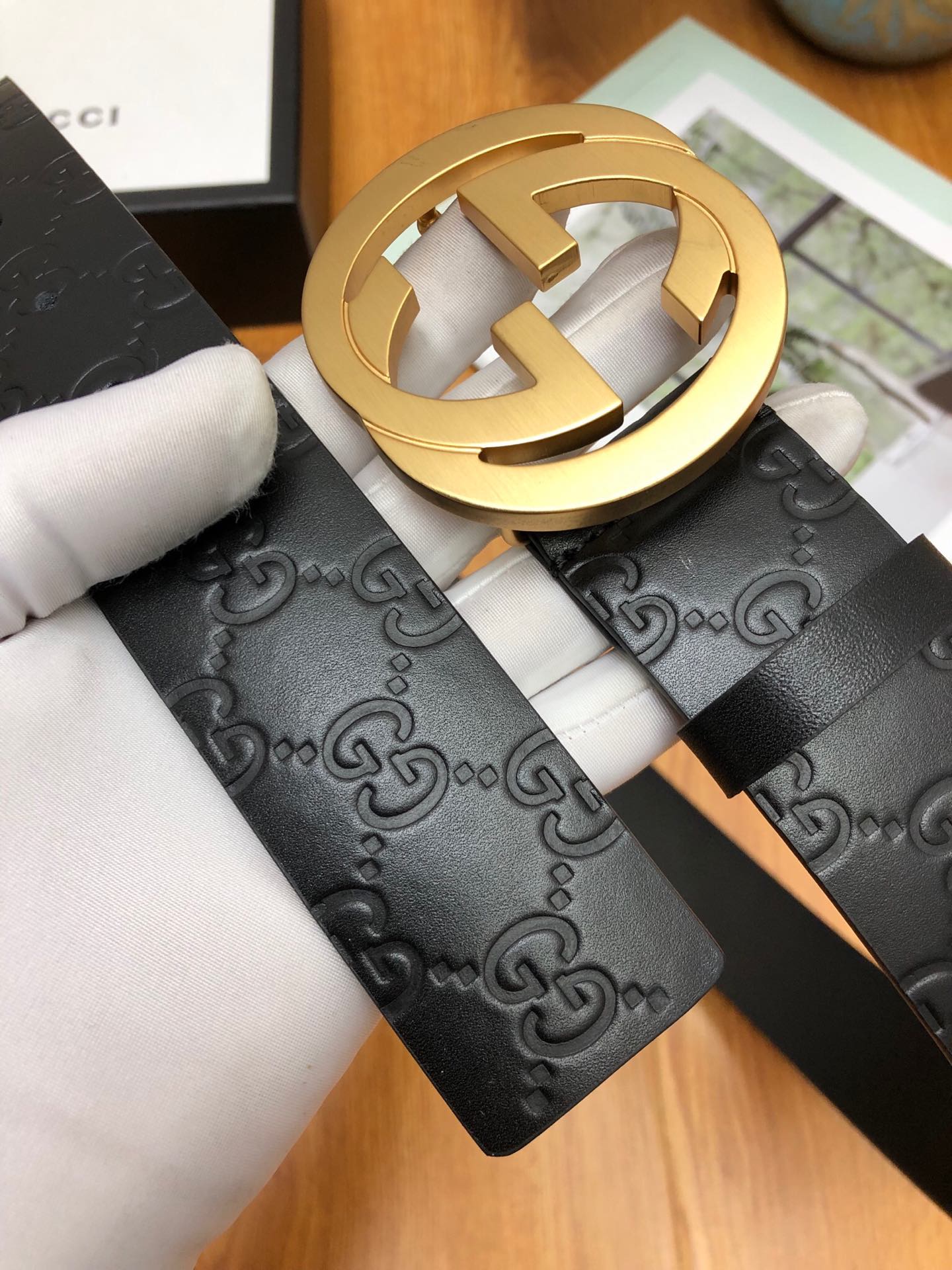 Gucci Basic Belt Top Grain Leather