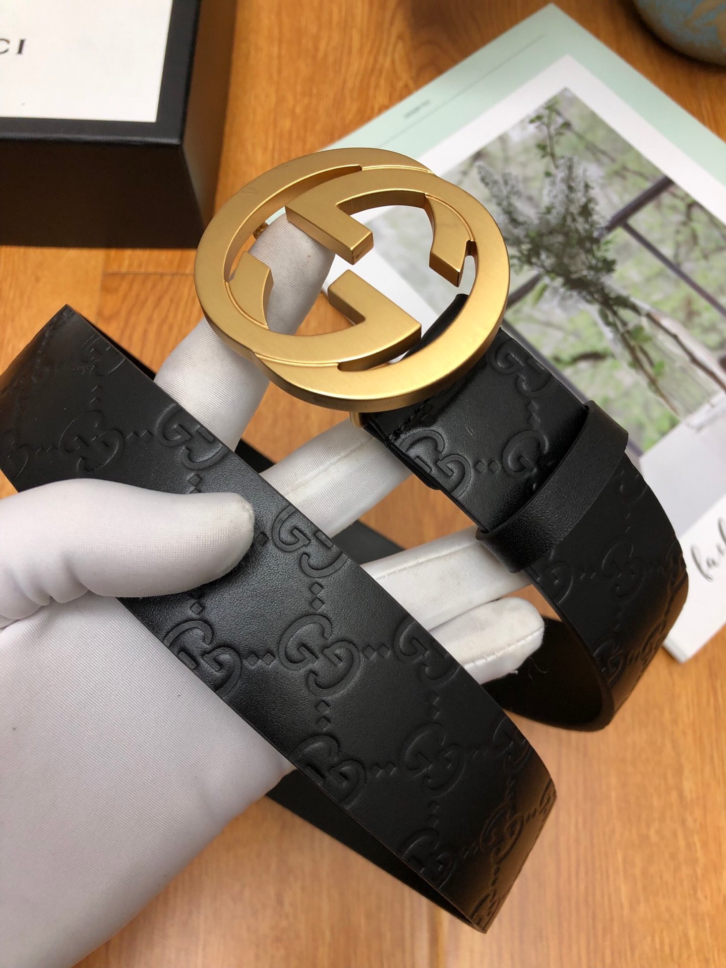 Gucci Basic Belt Top Grain Leather