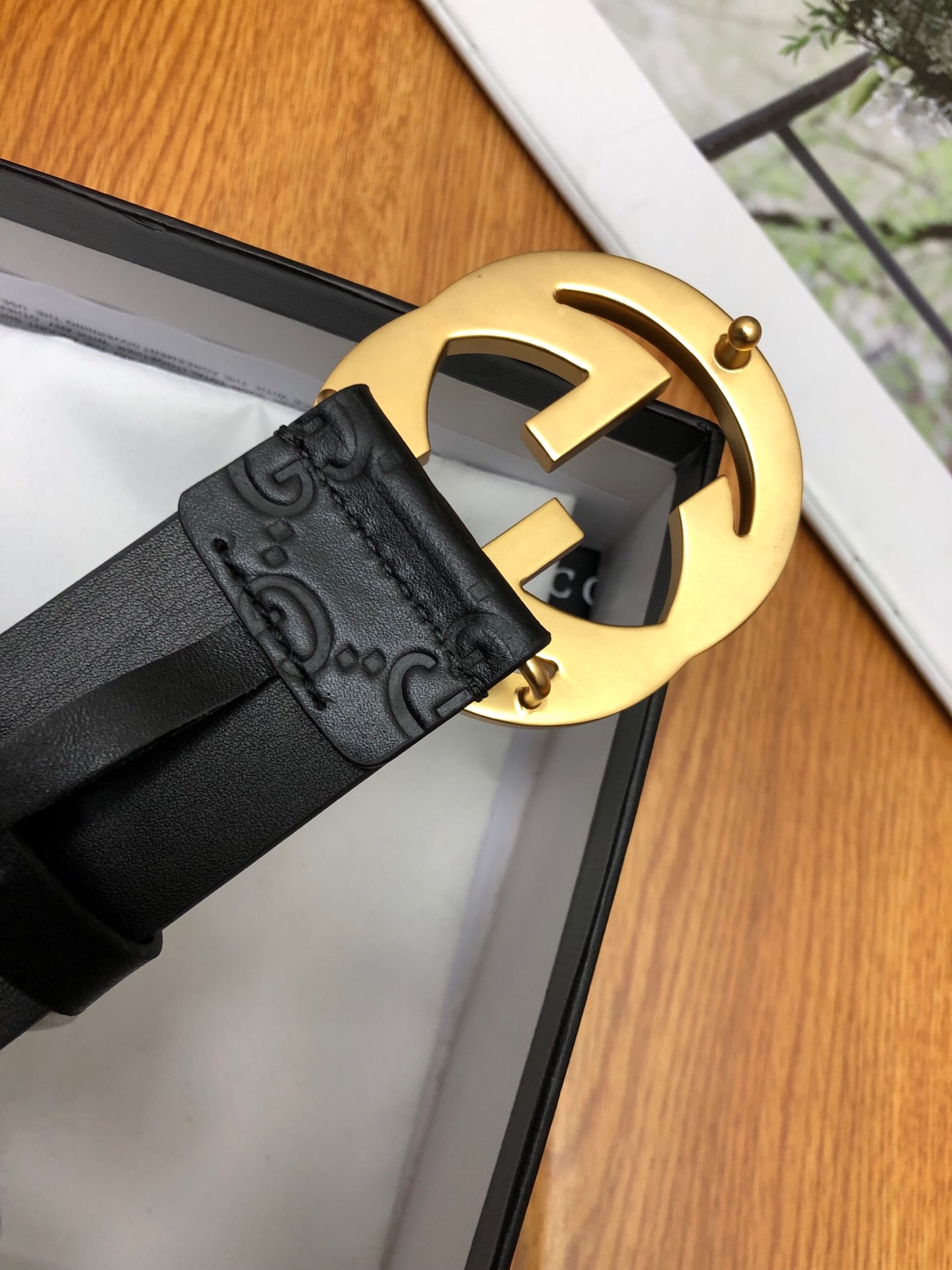 Gucci Basic Belt Top Grain Leather