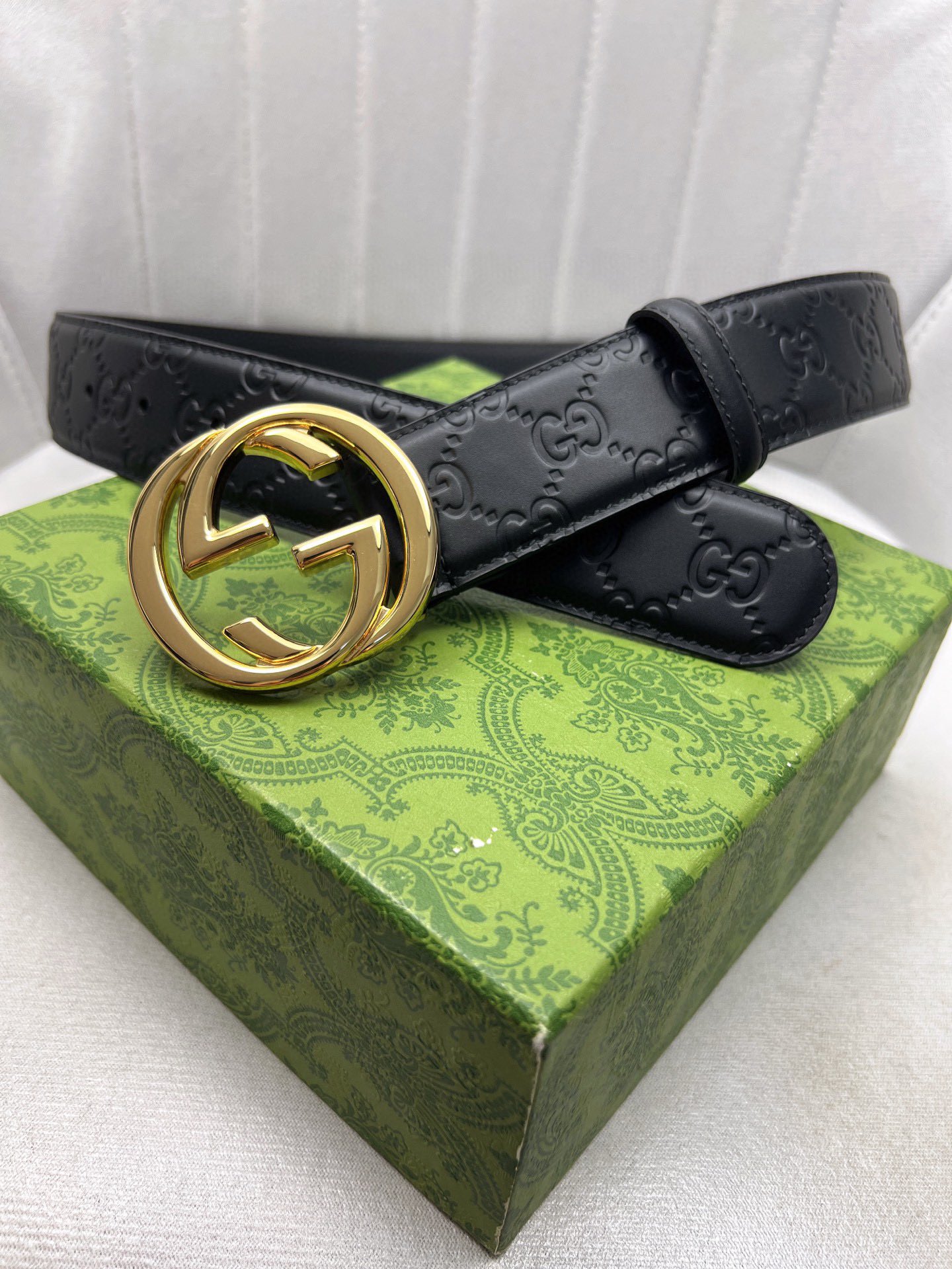 Gucci Leather Belt Top Grain Leather