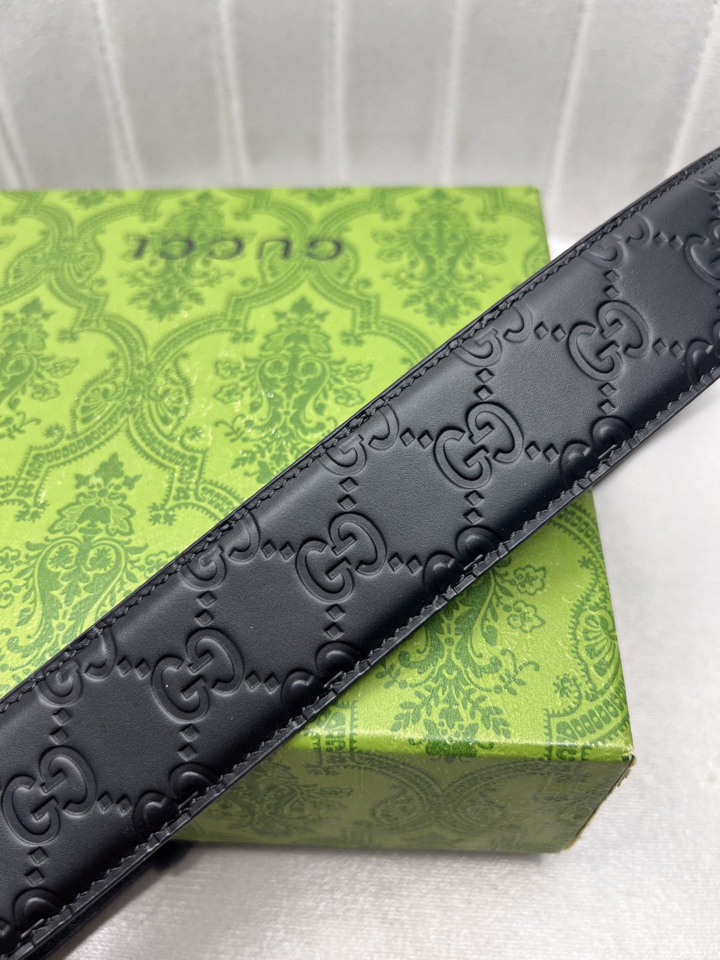 Gucci Leather Belt Top Grain Leather