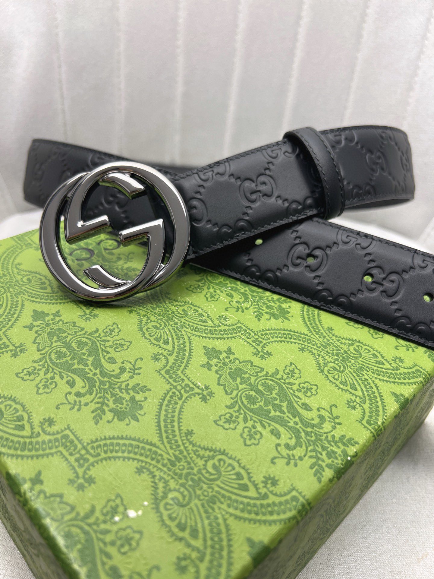 Gucci Leather Belt Top Grain Leather