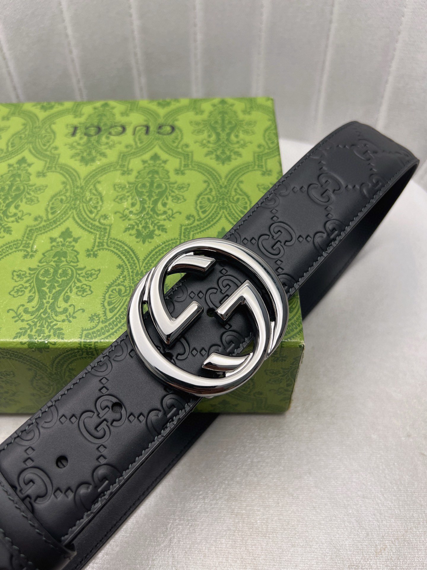 Gucci Leather Belt Top Grain Leather