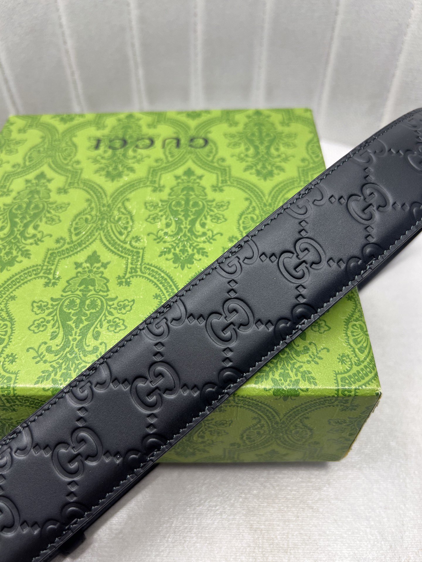 Gucci Leather Belt Top Grain Leather