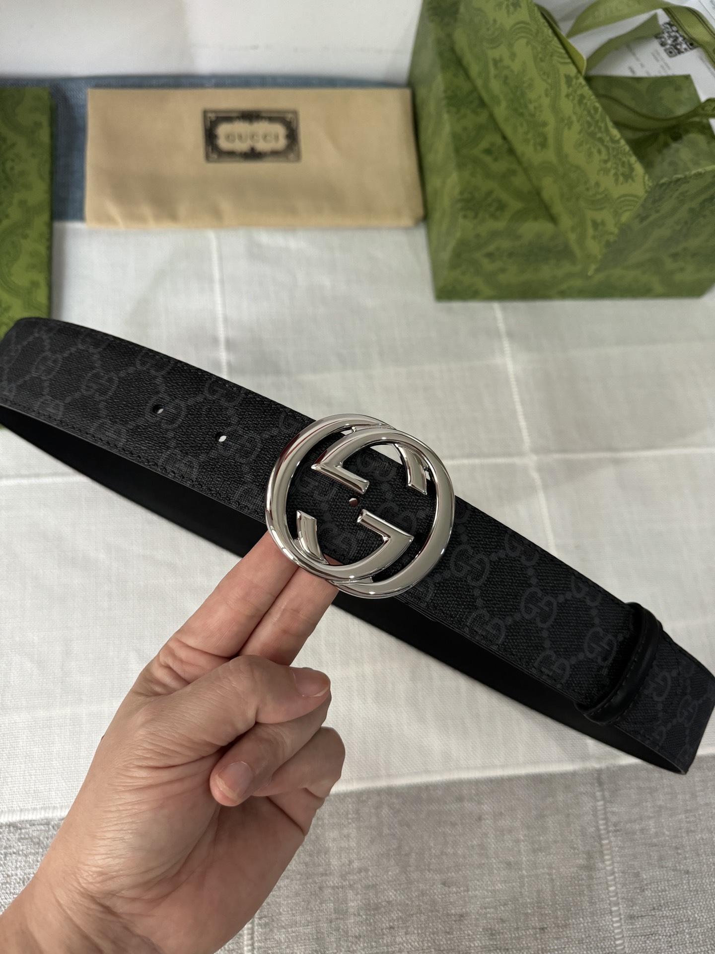 Gucci Male Basic Belt 38mm