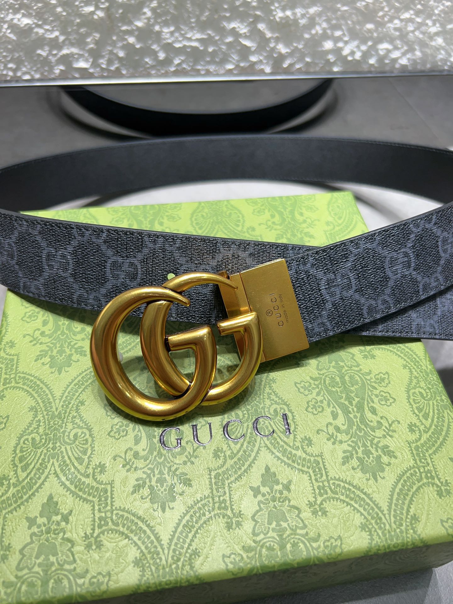 Gucci Male Basic Belt Canvas S