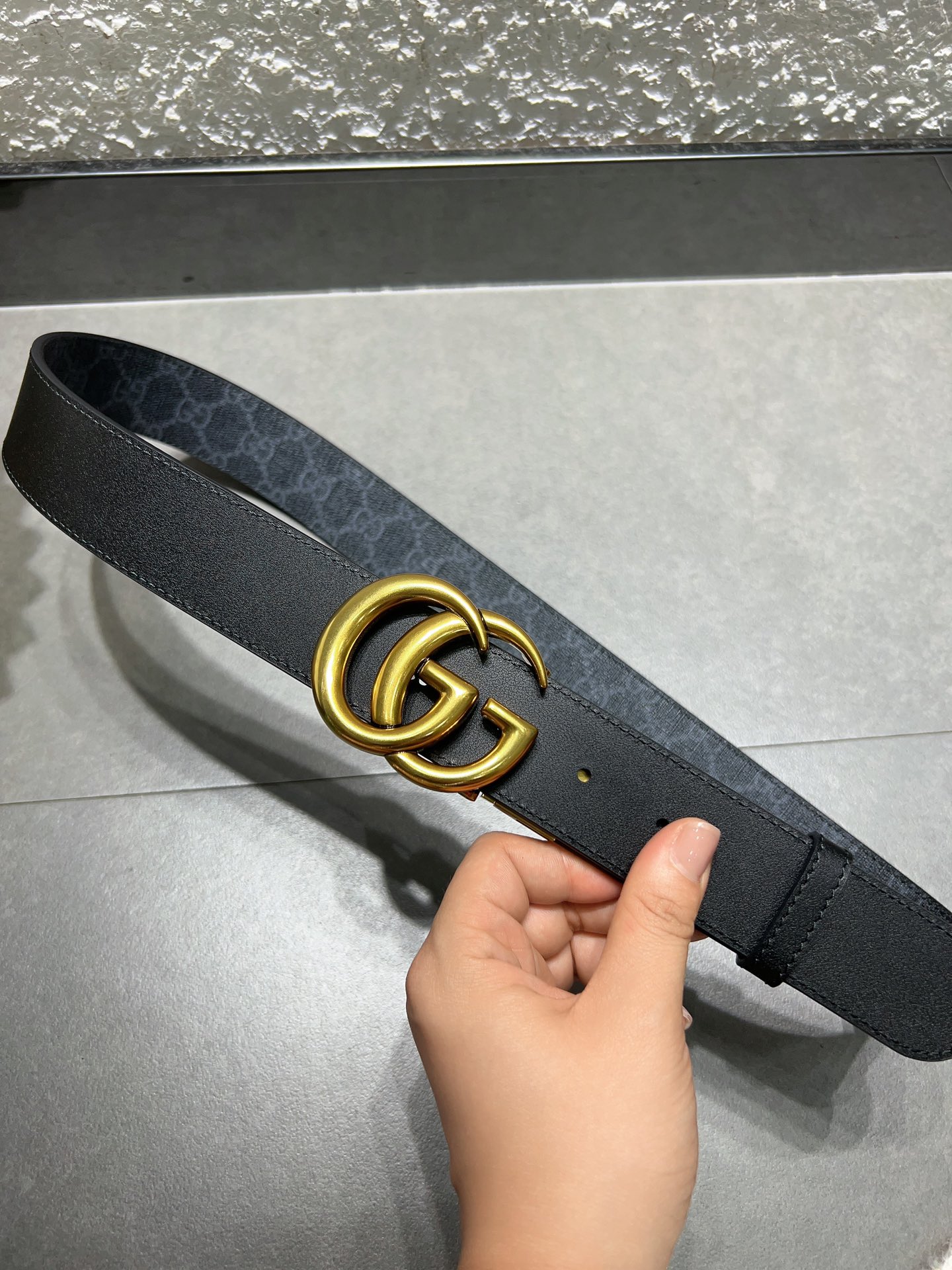 Gucci Male Basic Belt Canvas S