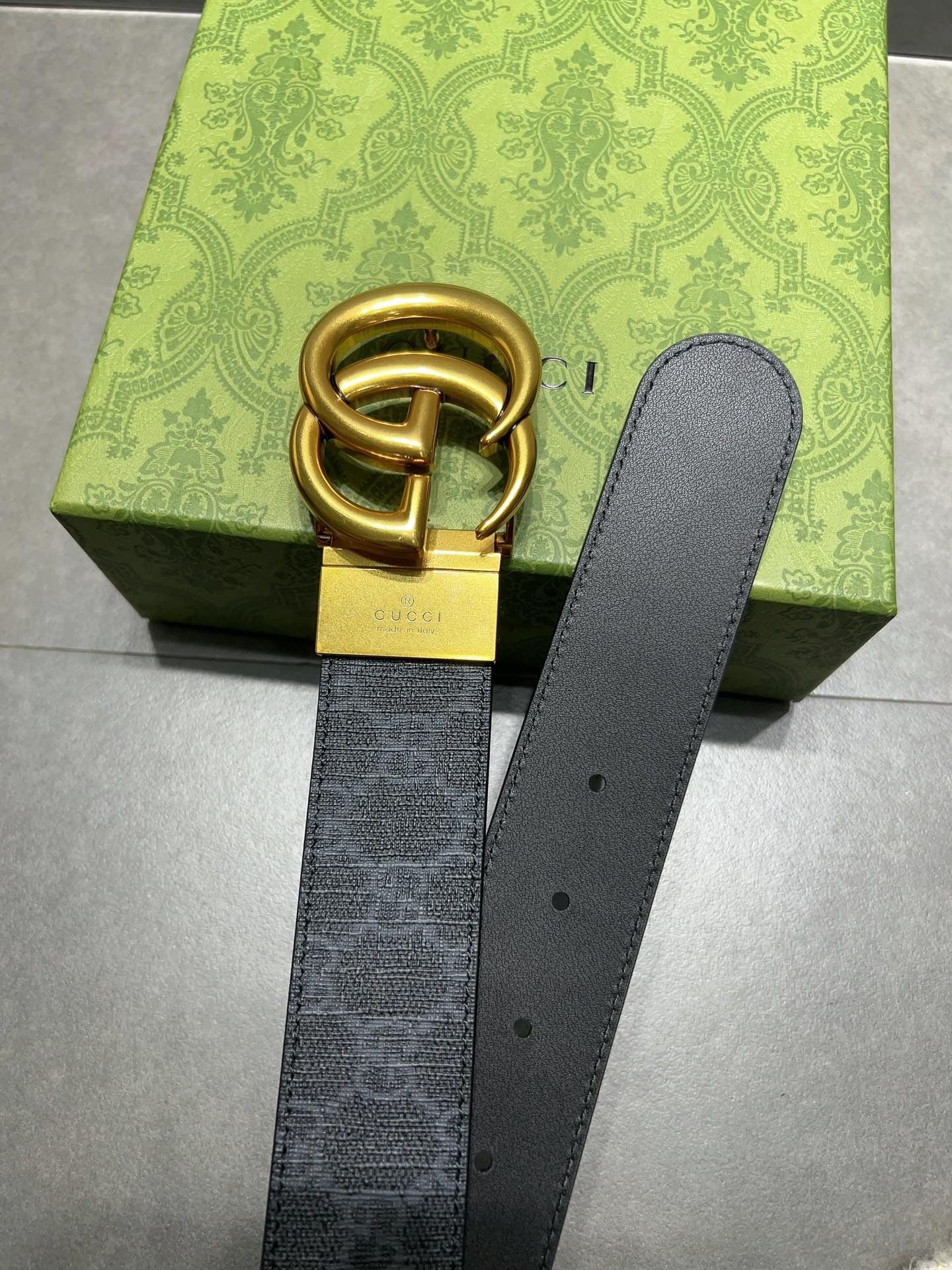 Gucci Male Basic Belt Canvas S