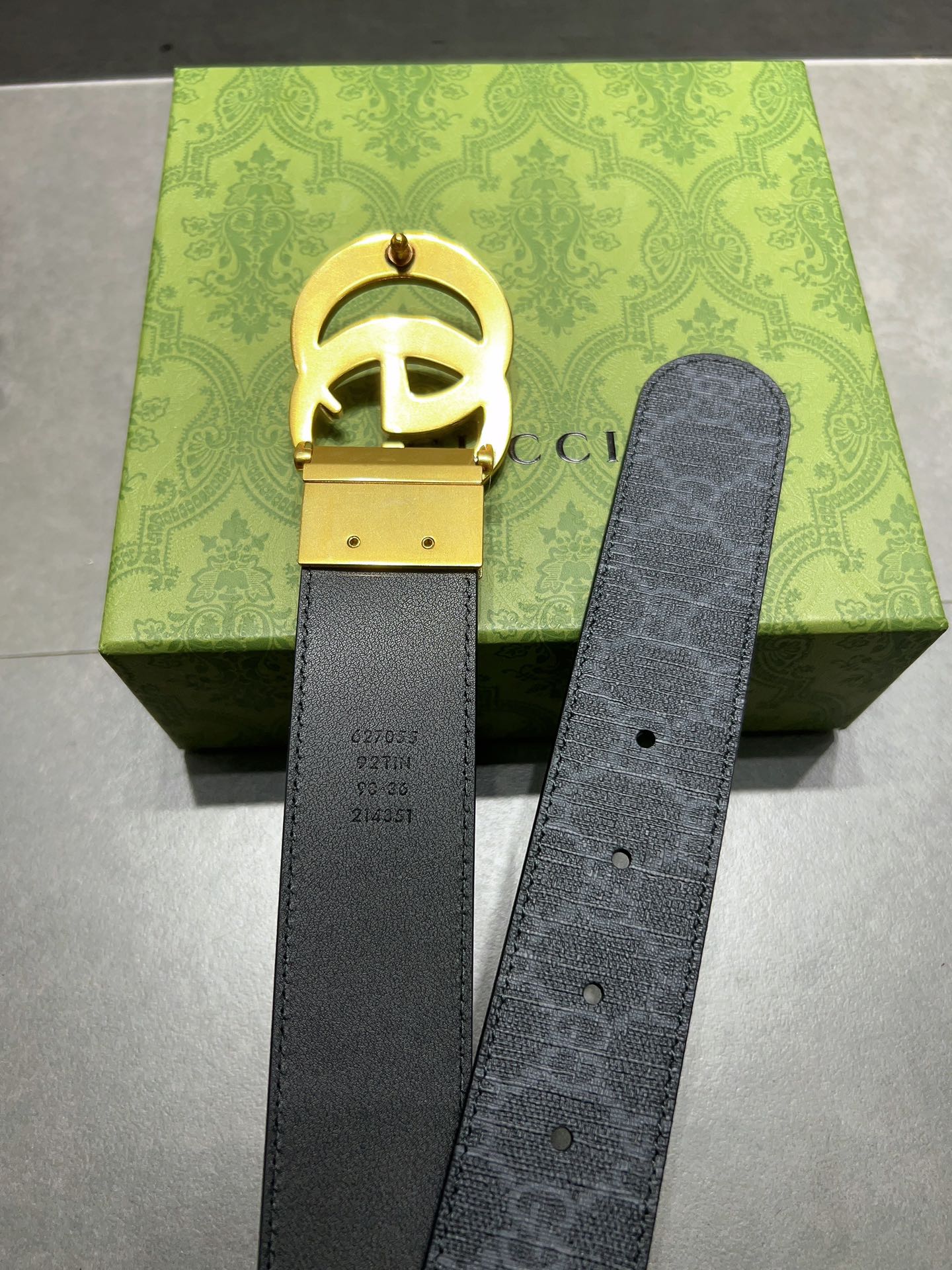 Gucci Male Basic Belt Canvas S