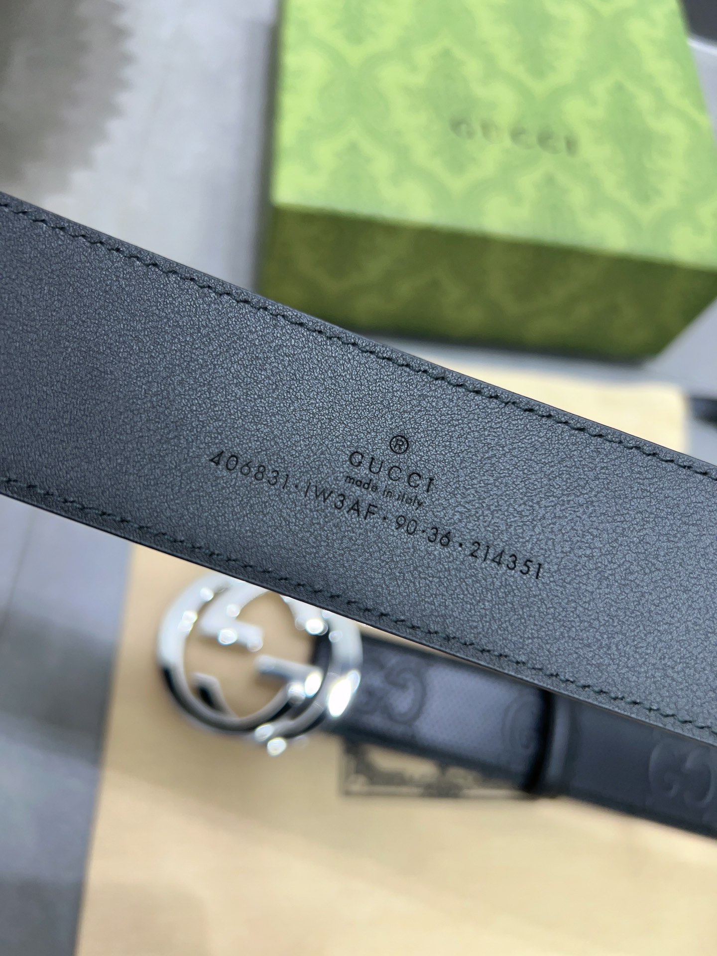 Gucci Male Basic Belt Black