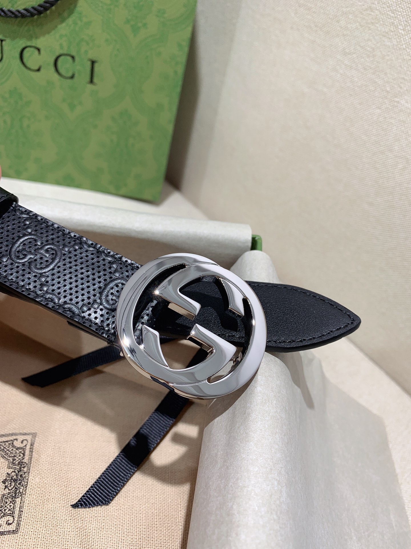 Gucci Male Basic Belt Cow Leather