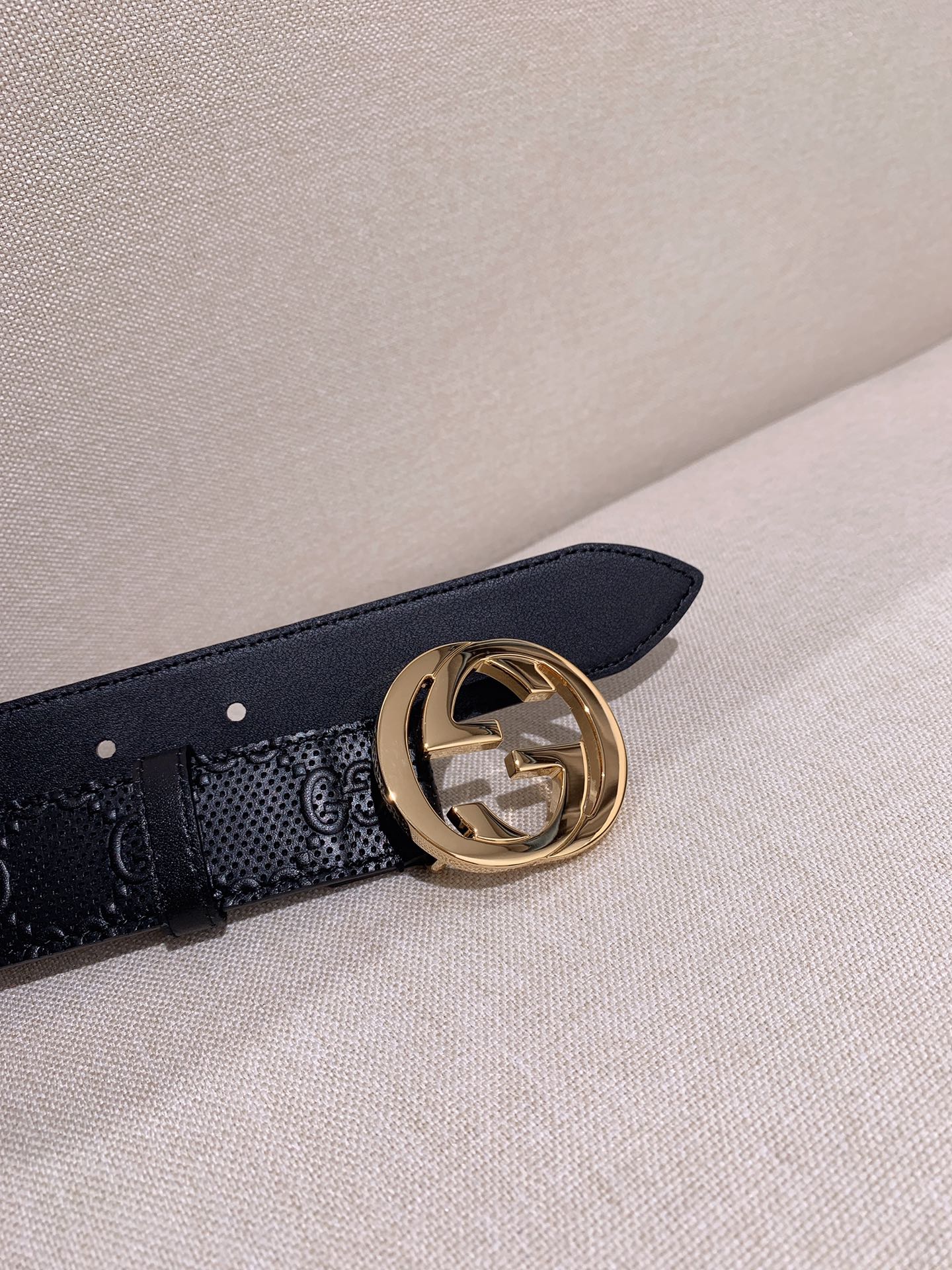 Gucci Male Basic Belt Cow Leather