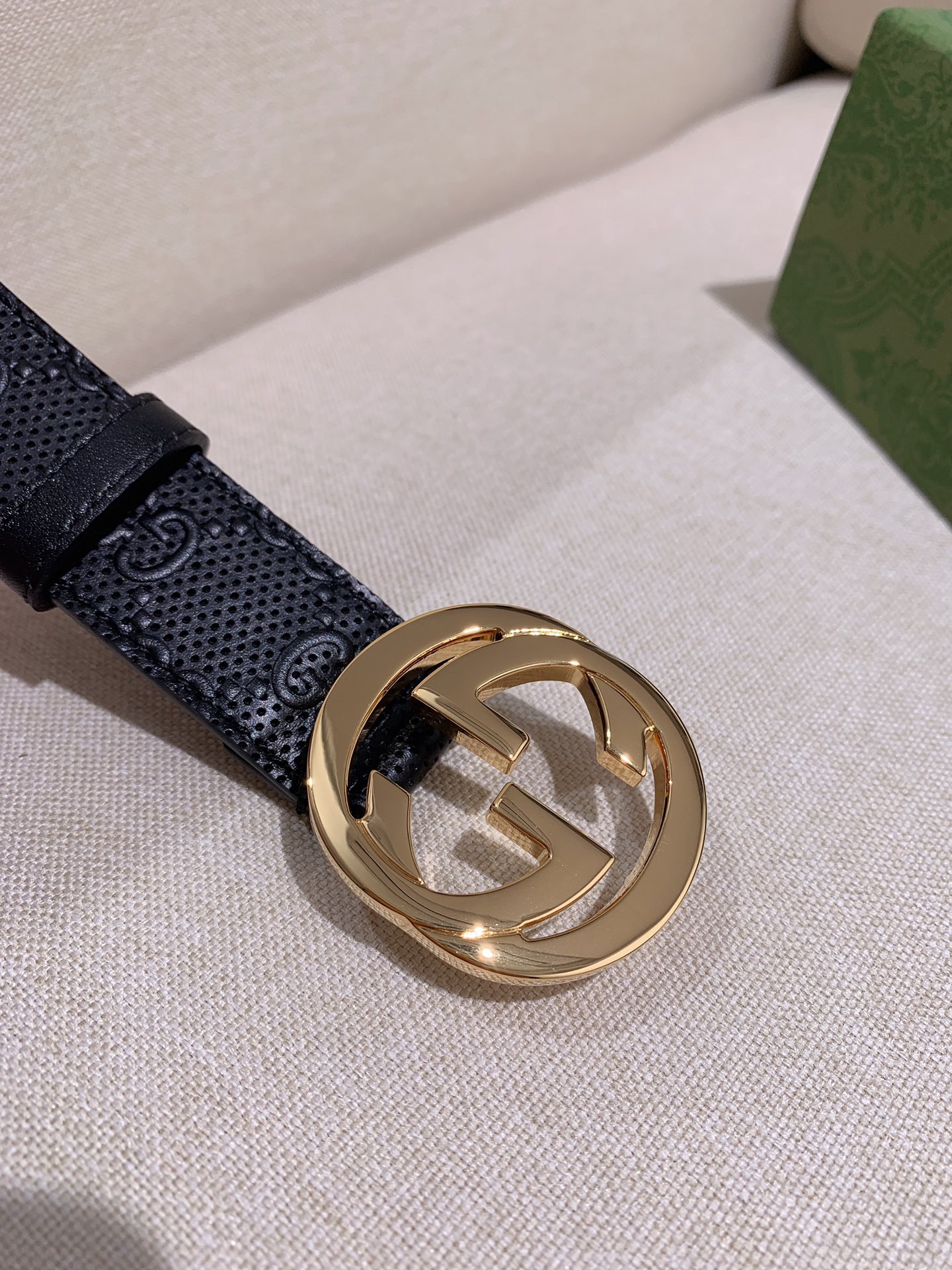 Gucci Male Basic Belt Cow Leather