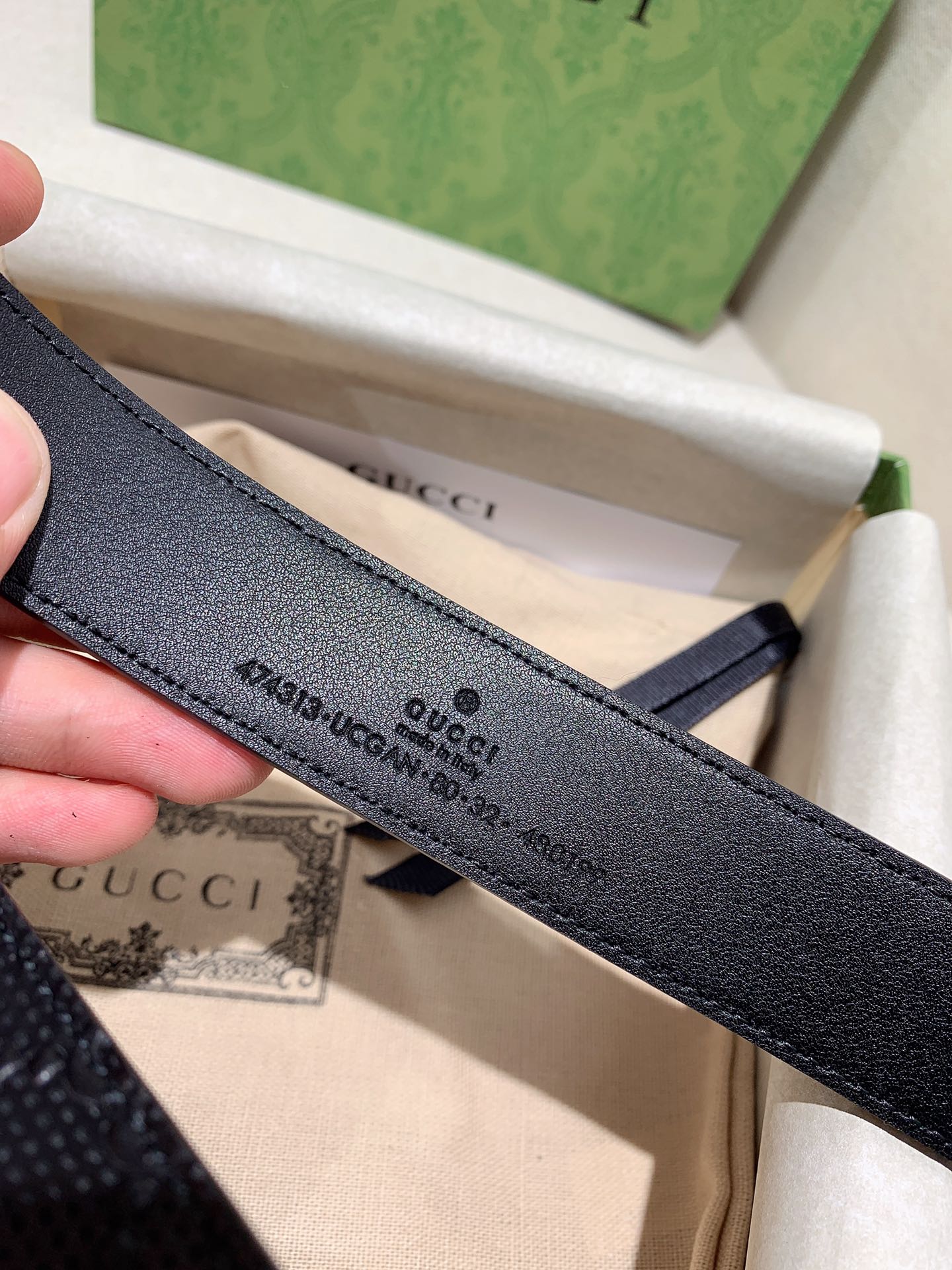 Gucci Male Basic Belt Cow Leather