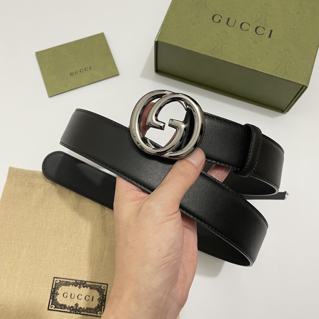 Gucci Male Basic Belt Cow Leather