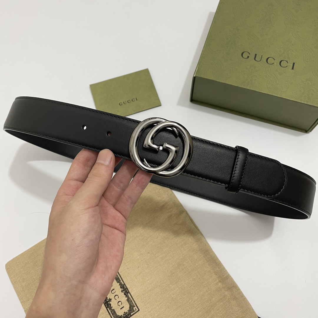 Gucci Male Basic Belt Cow Leather