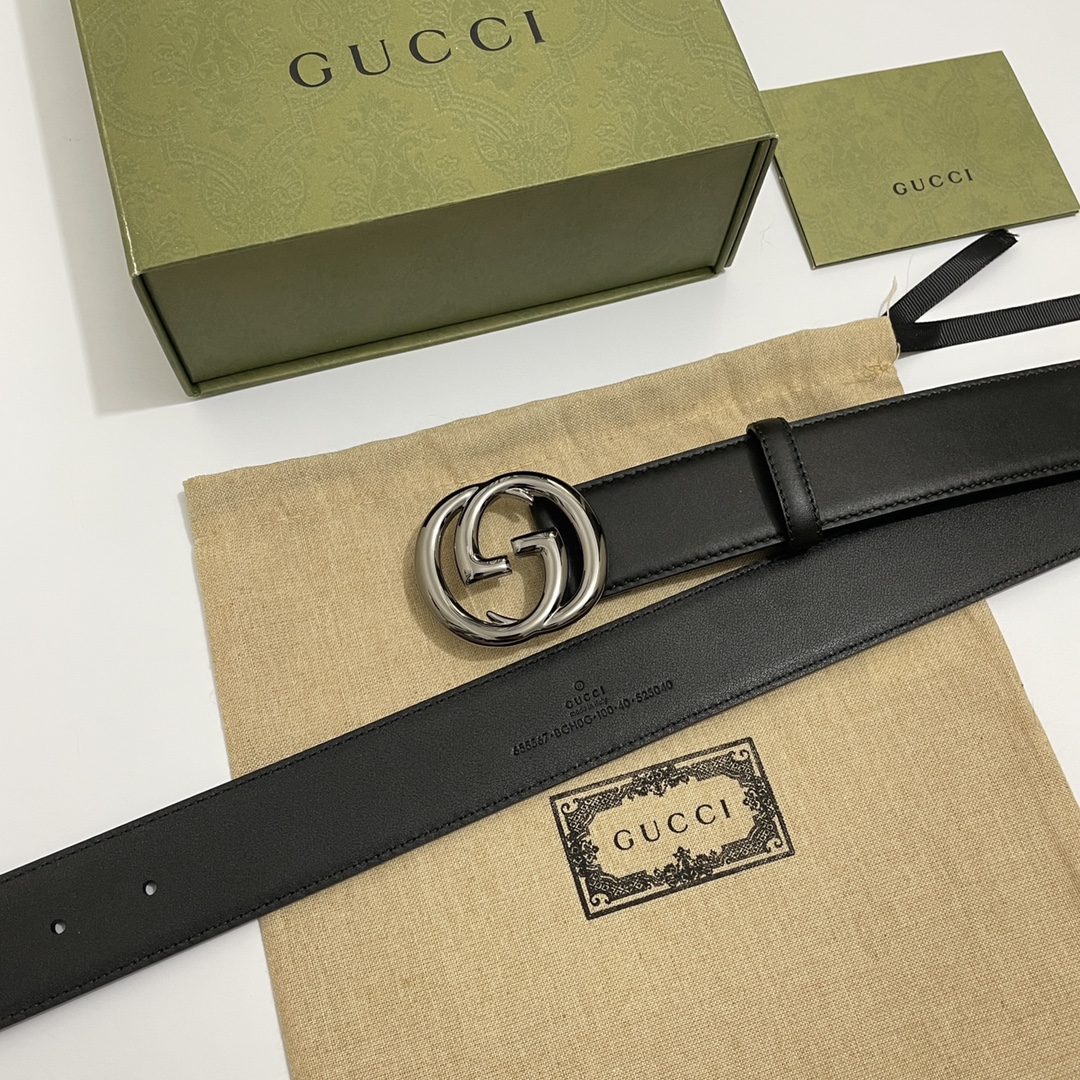 Gucci Male Basic Belt Cow Leather