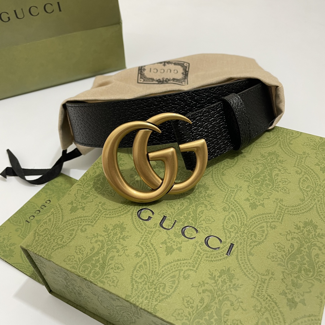 Gucci Male Basic Belt Cow Leather