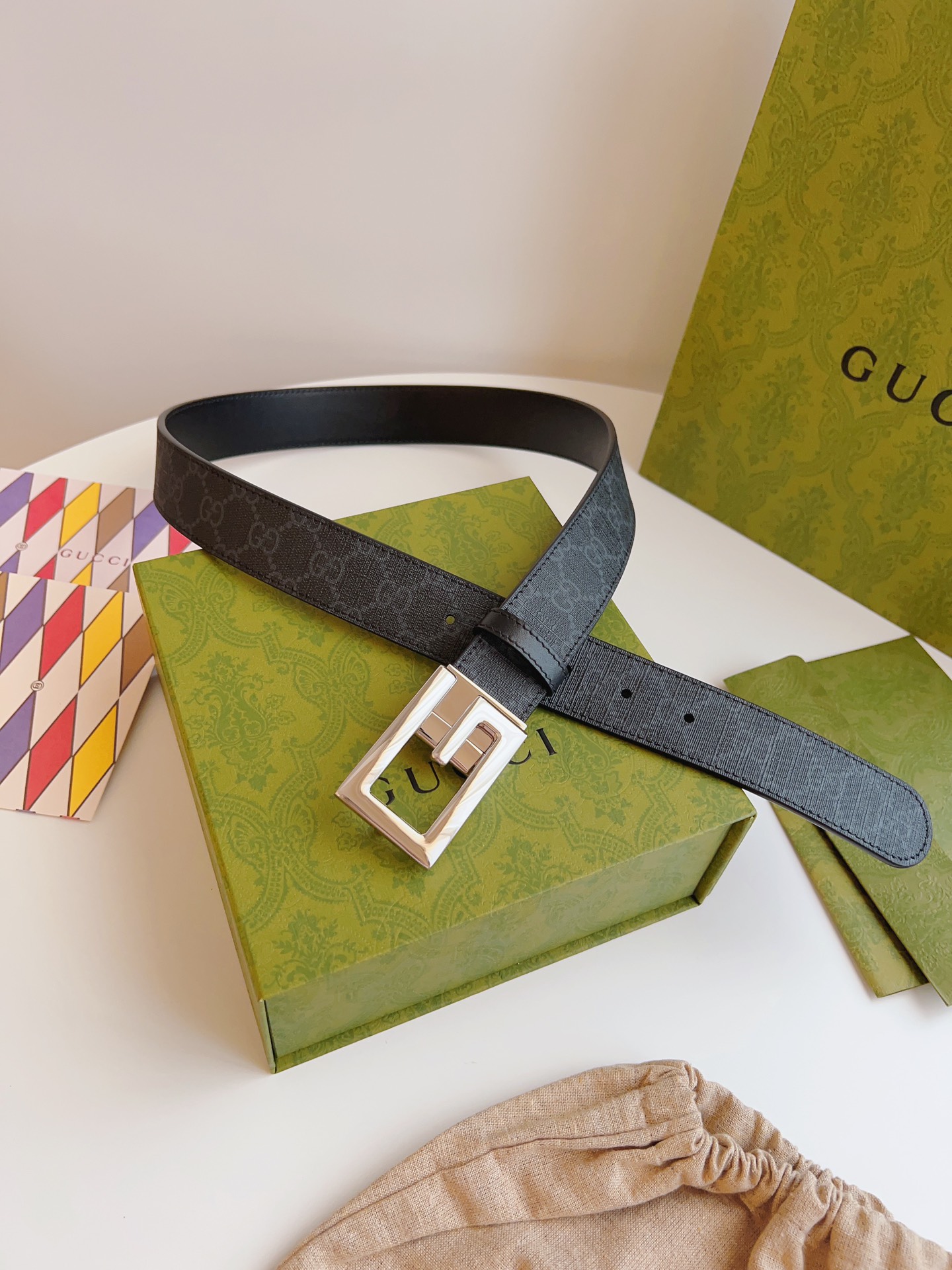 Gucci Male Basic Belt Cow Leather M