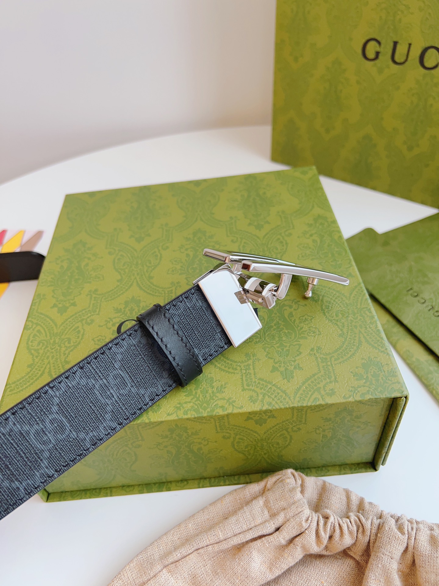 Gucci Male Basic Belt Cow Leather M