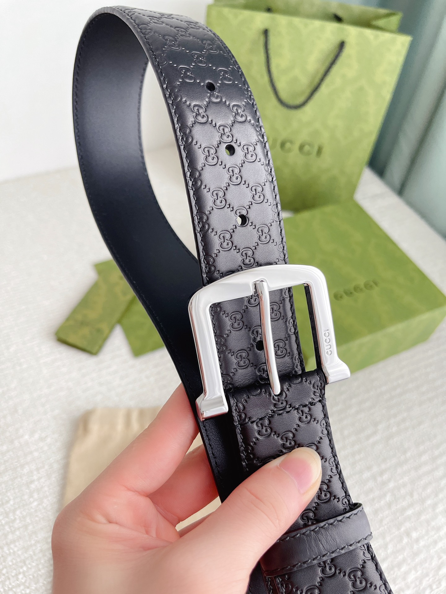 Gucci Male Basic Belt Cow Leather M