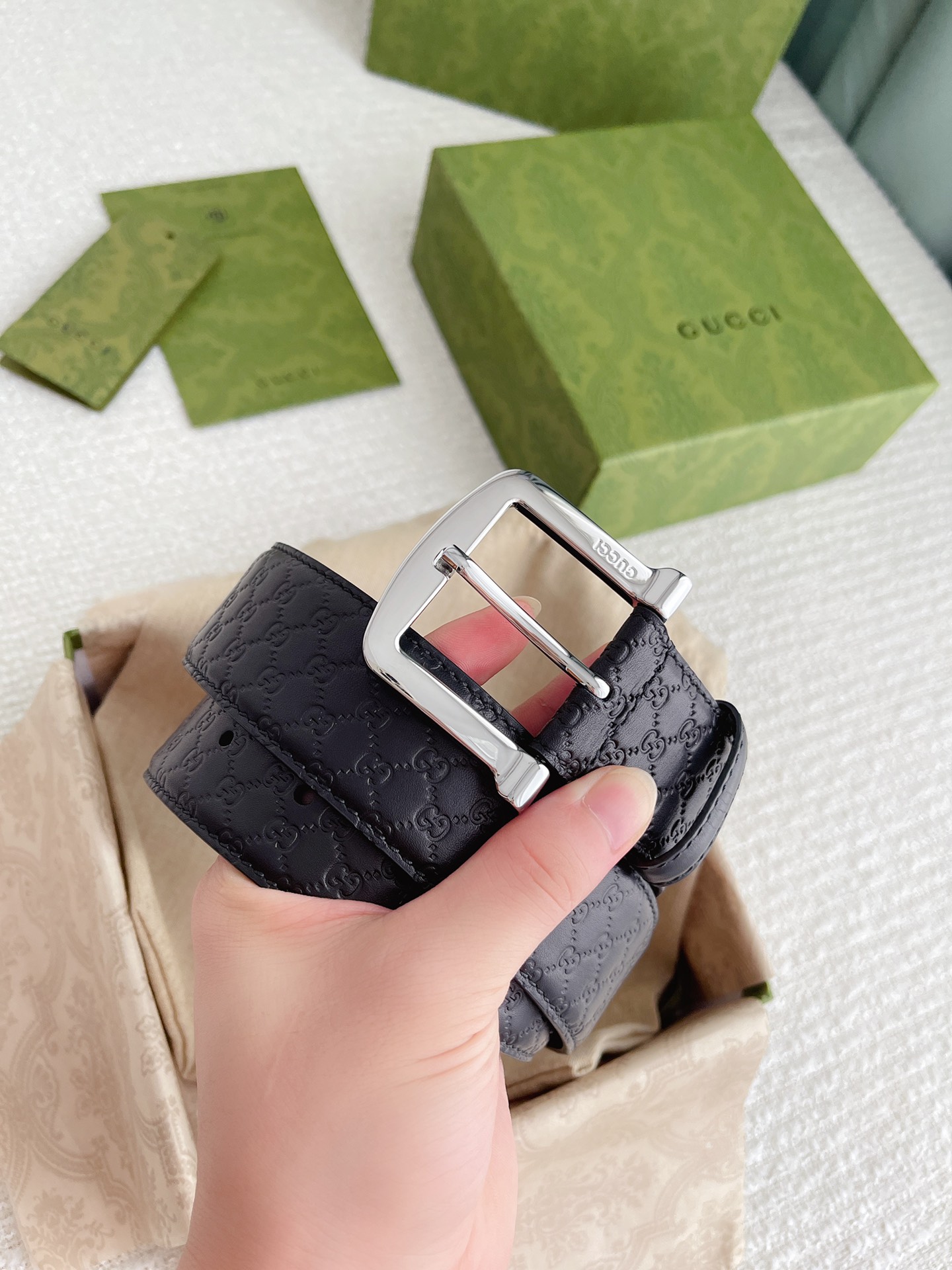 Gucci Male Basic Belt Cow Leather M